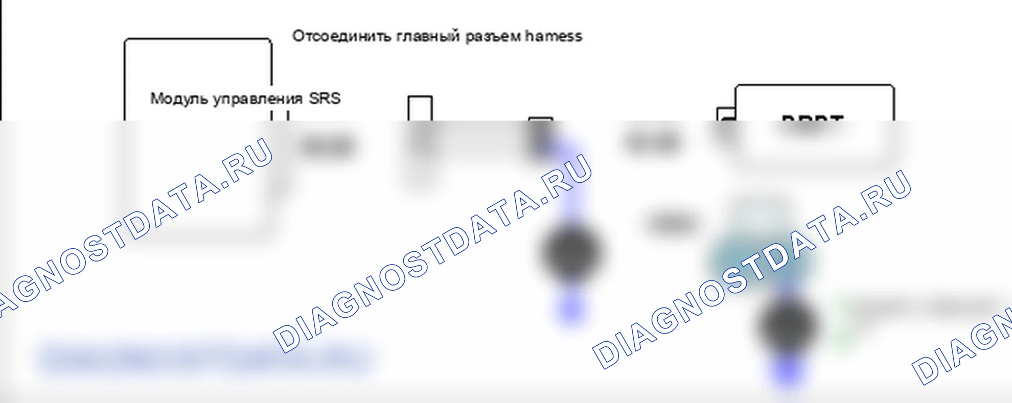 B1369: Устройство предварительного натяжения ремня безопасности пассажира (PBPT), короткое замыкание на массу. Hyundai Accent LC