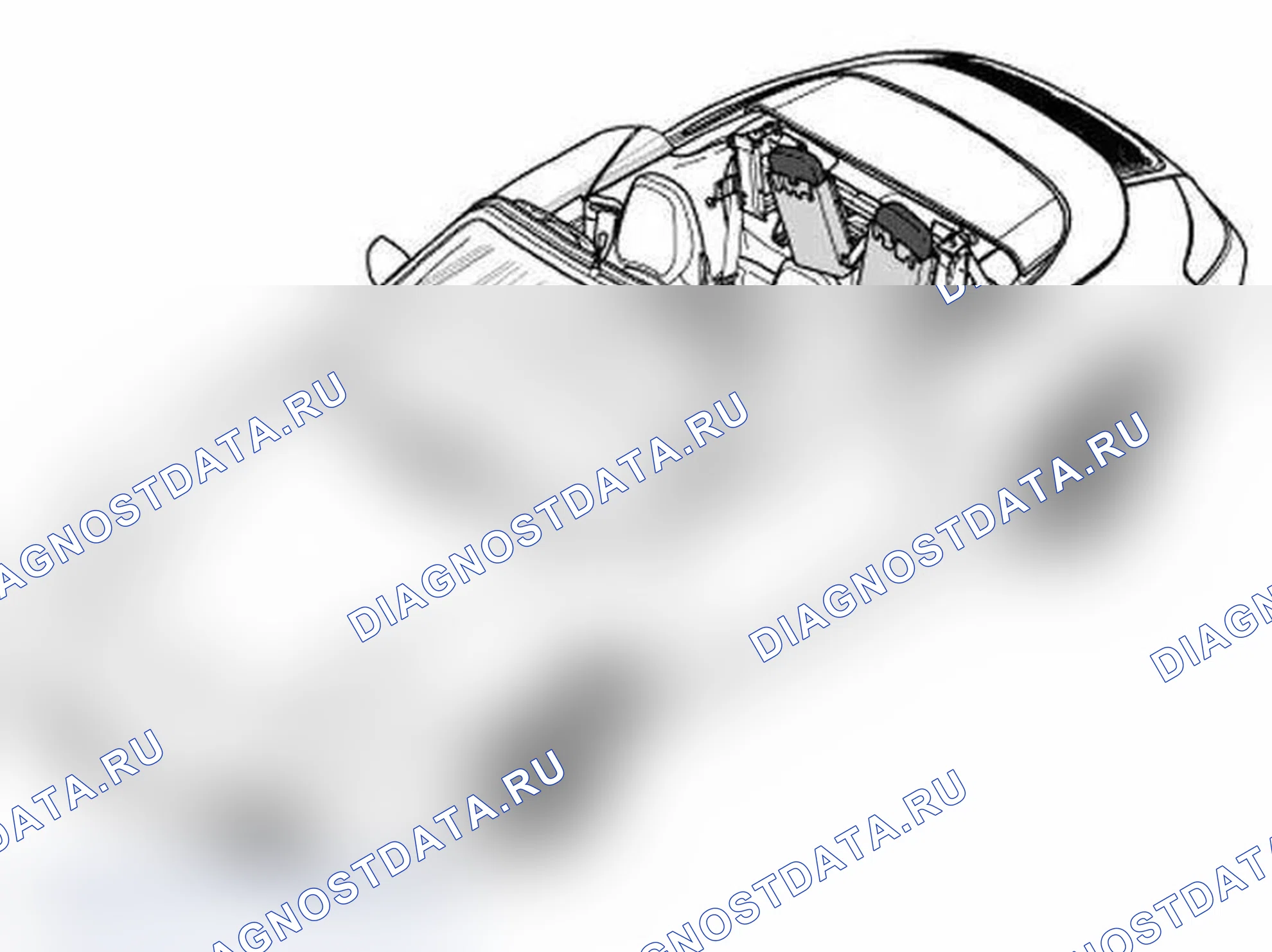Рис. 95: Снятие и установка перекладины. Porsche 911 Carrera 4 996 рестайлинг