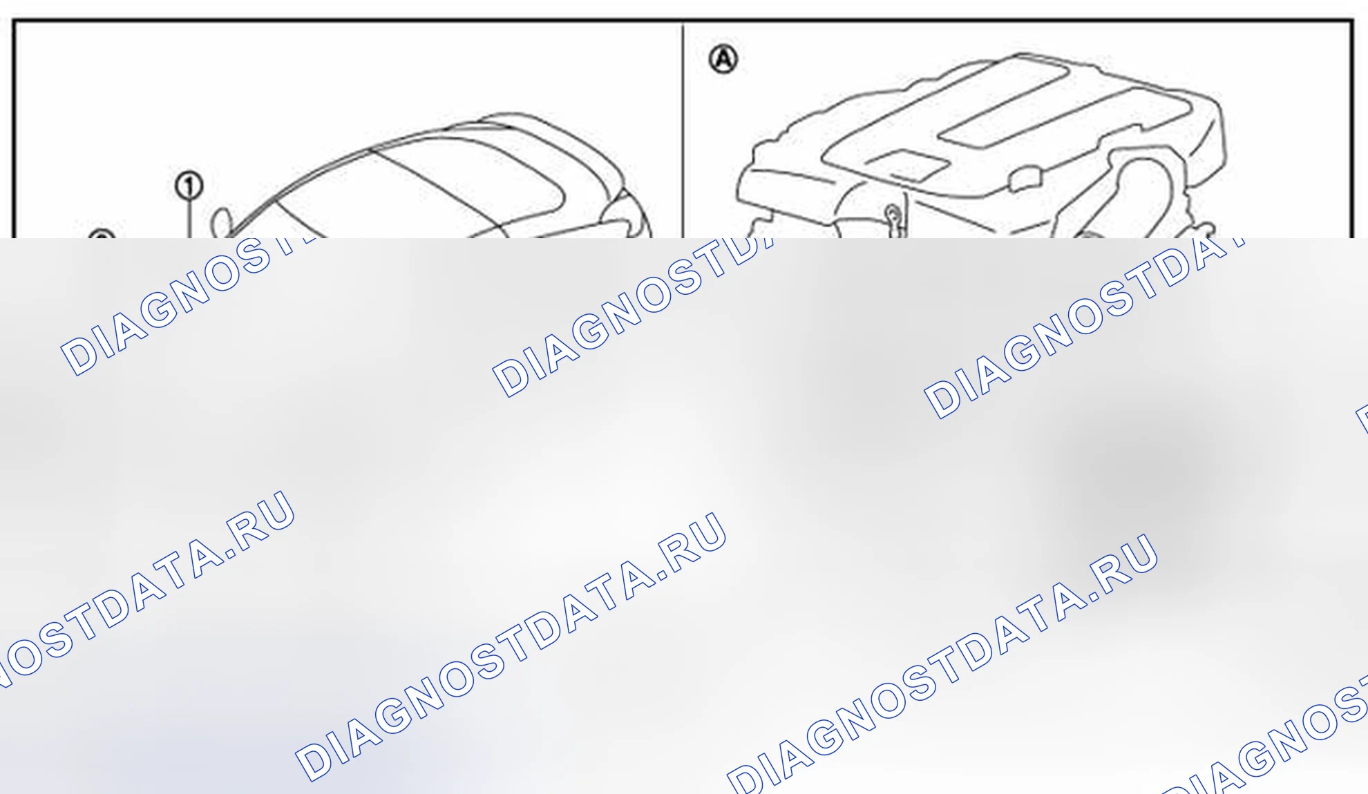 Рис. 4: A / T - расположение компонентов. Honda MDX I