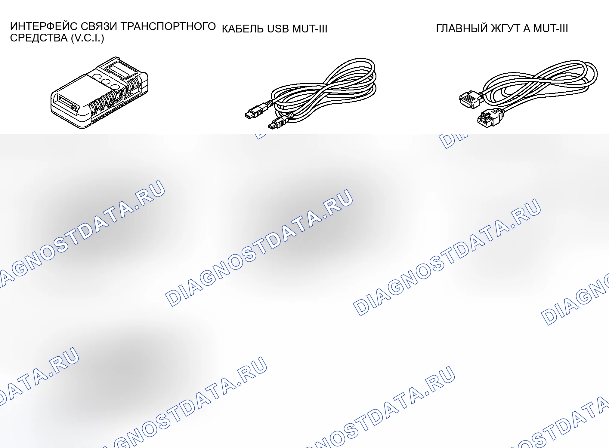 Рис. 128: СКАНИРУЮЩЕЕ УСТРОЙСТВО (подузел MUT-III). Mitsubishi Lancer IX рестайлинг