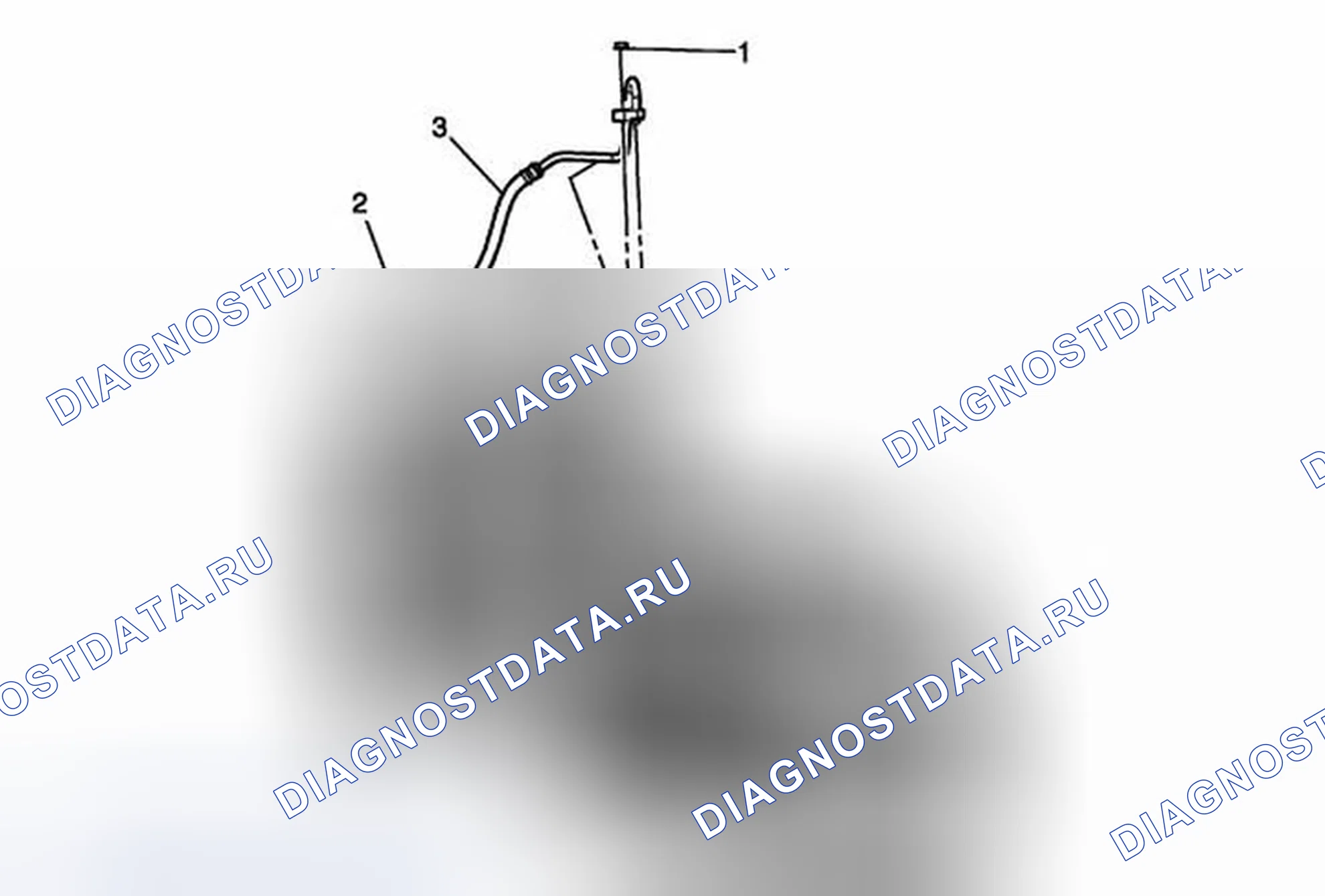 Рис. 82: Замена трубы охладителя трансмиссионной жидкости - передняя часть. Chevrolet Equinox II