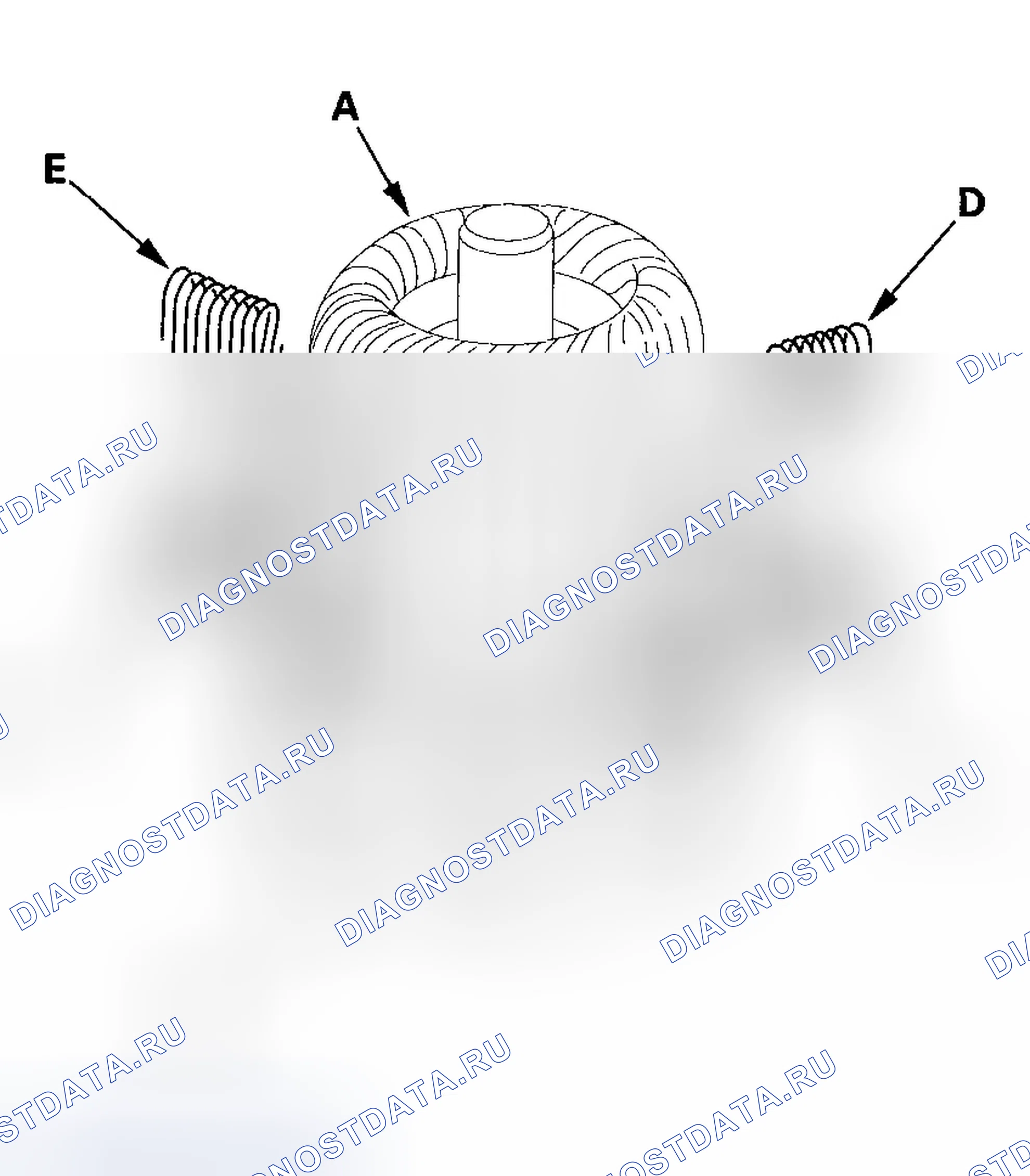 Рис. 49: Повторная сборка пускателя. Honda Element YH2