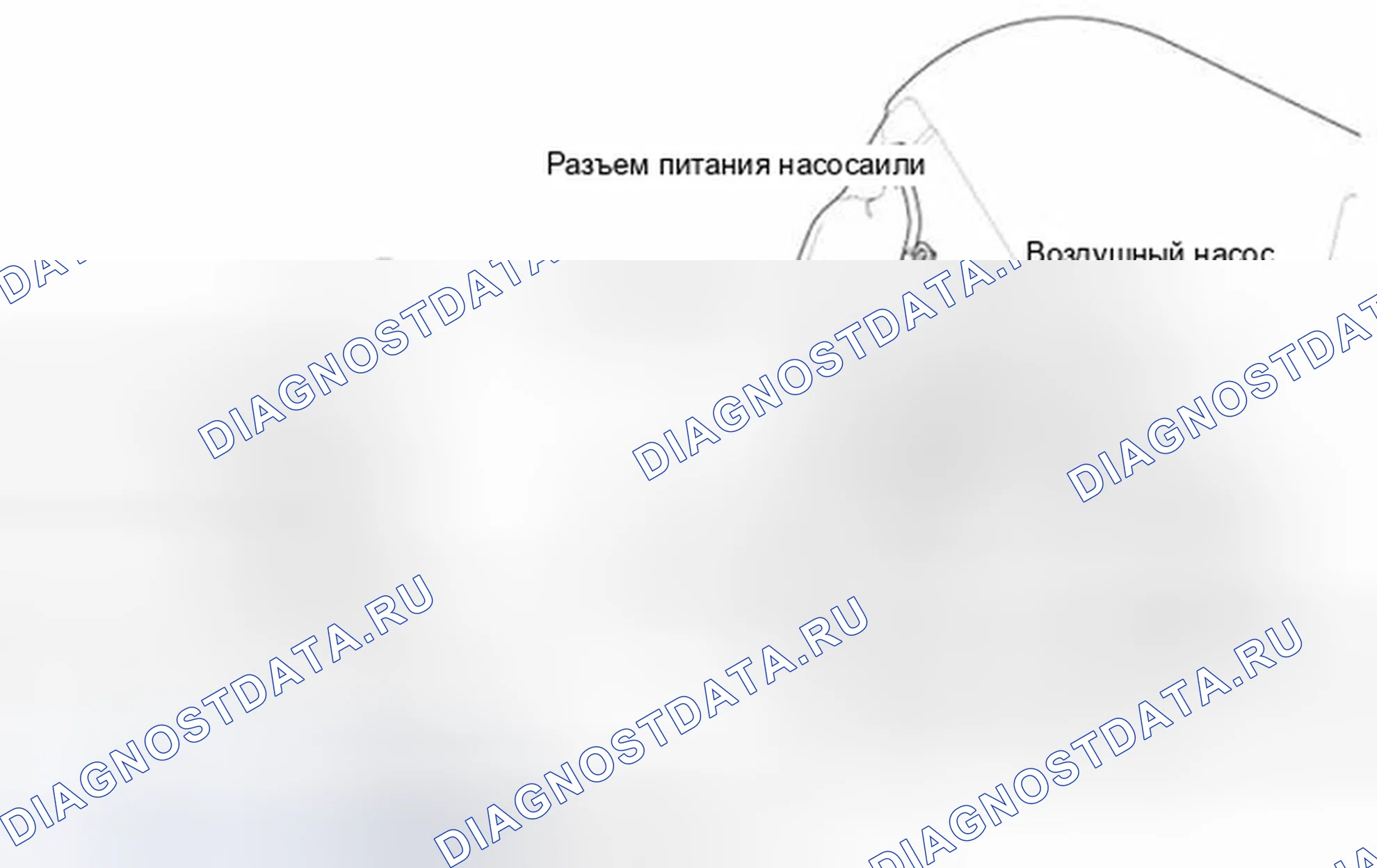 Рис. 85: Расположение компонентов. Hyundai Equus II