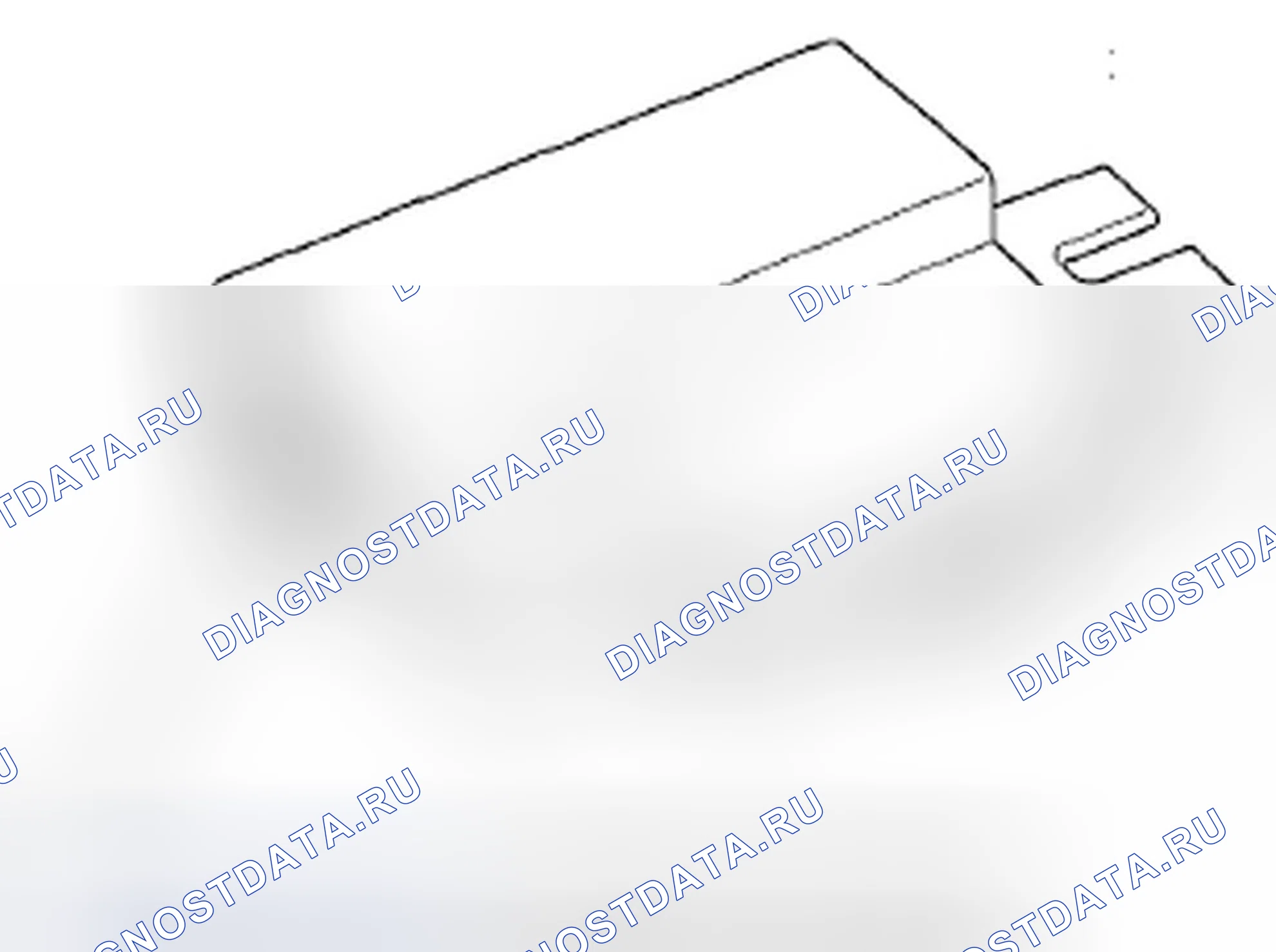 Рис. 1234: Входы и выходы разъема блока электрического компаса. Acura TSX II
