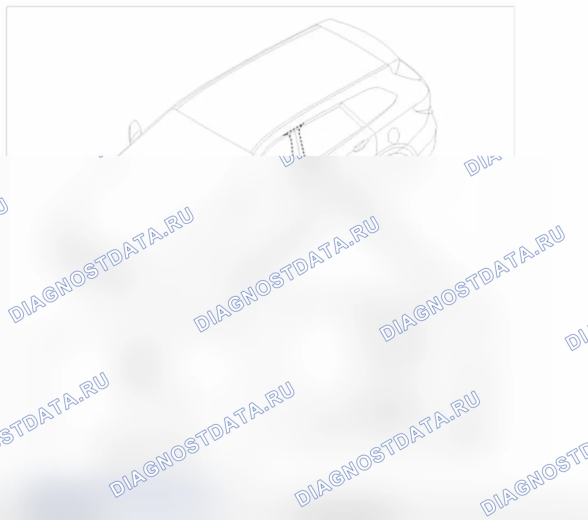 Рис. 30: Расположение компонентов. Hyundai Santa Fe III