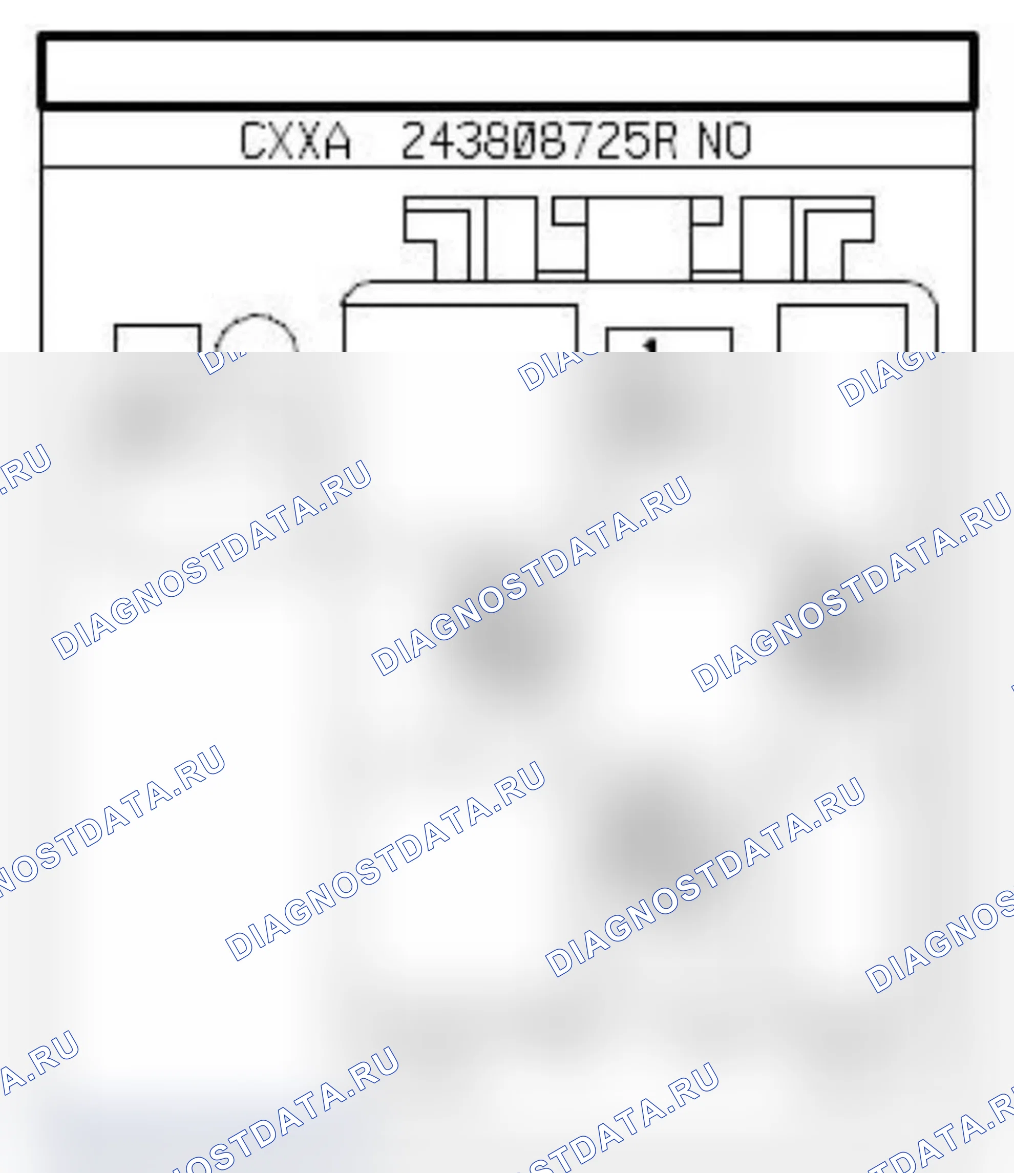 Распиновка разъёма 471 — Реле упр. элстеклподъемн.. Renault Captur I