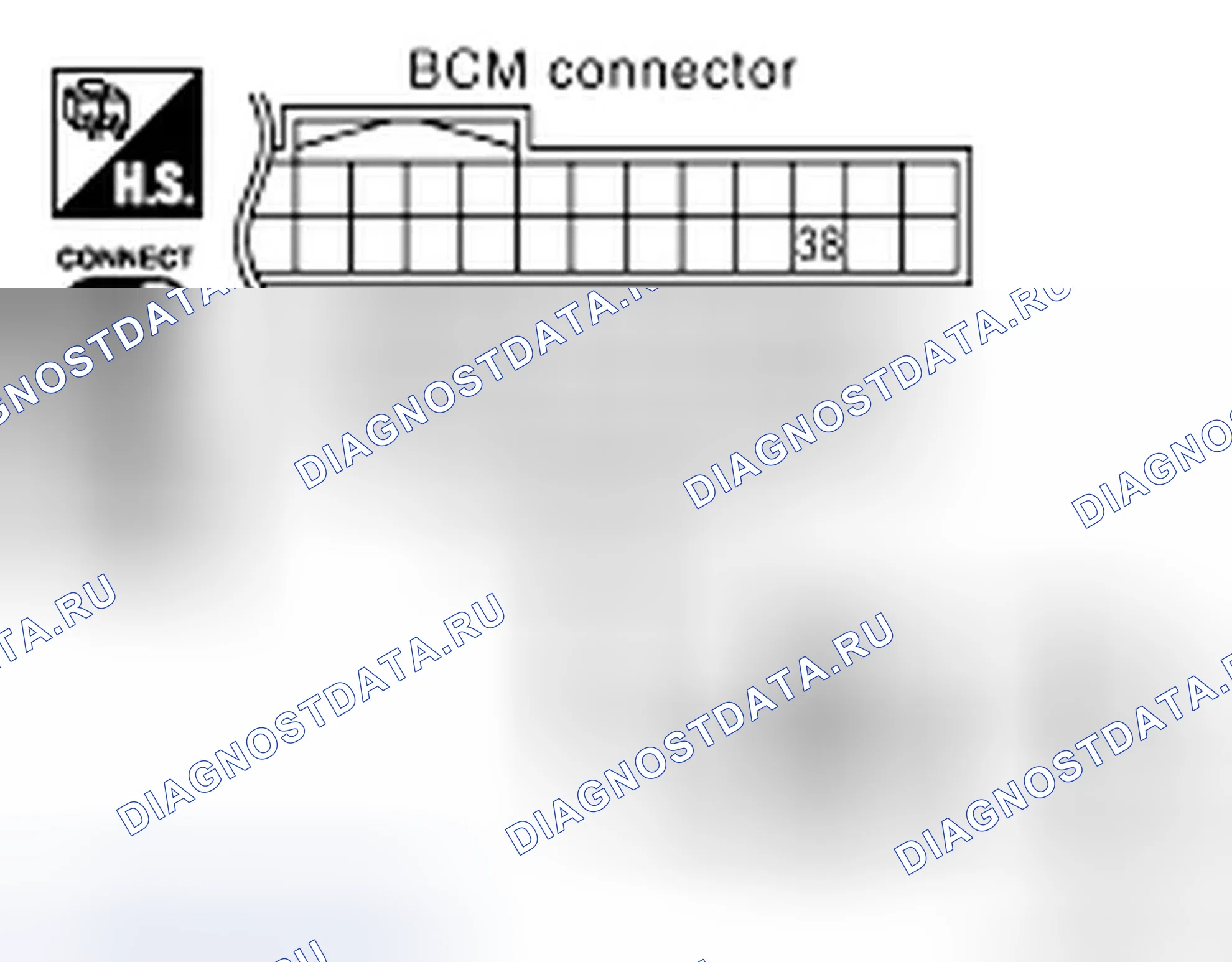 Рис. 2: Проверка источника питания BCM и цепи массы. Infiniti FX35 I рестайлинг