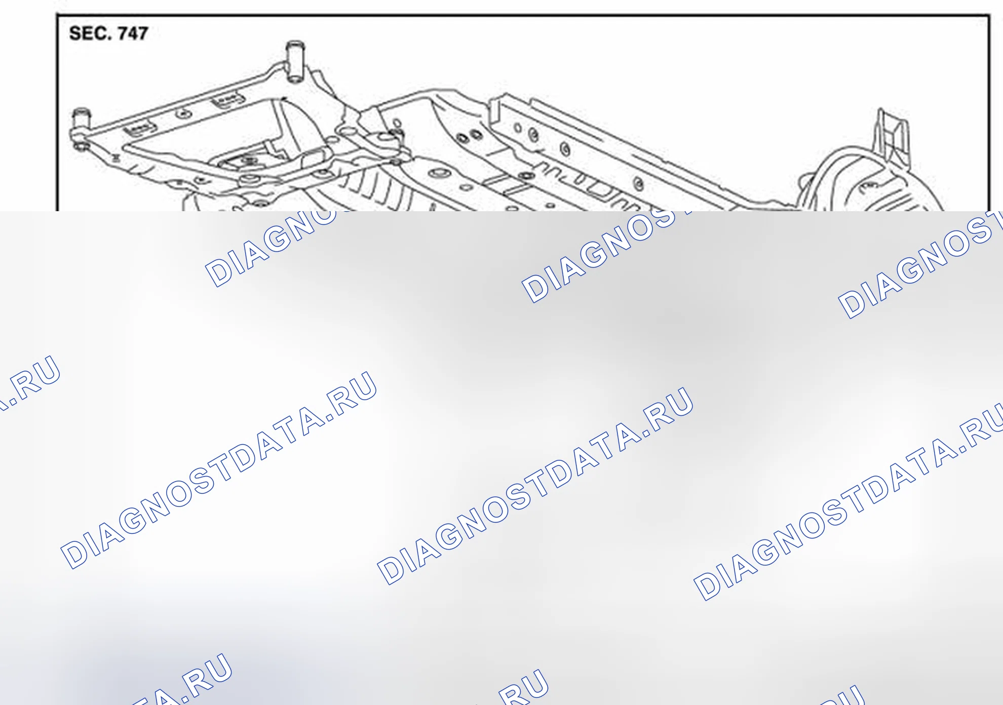 Рис. 19: Разнесенный вид. BMW 4 серия F32/F33 рестайлинг