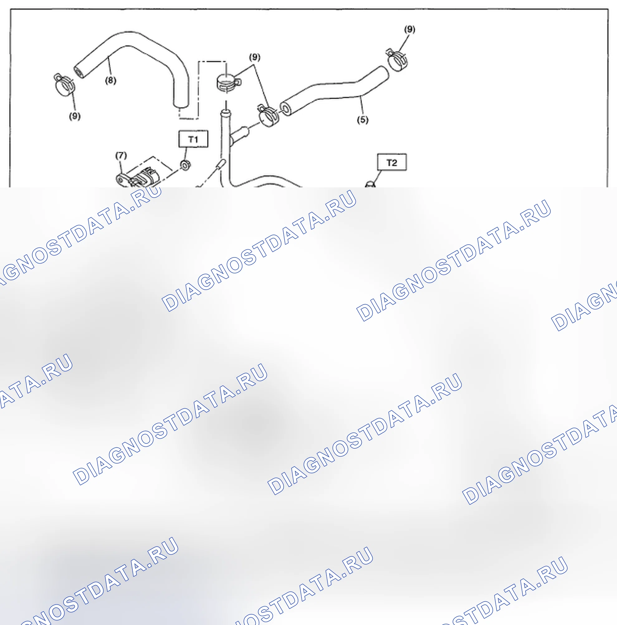 Рис. 8: ТОРМОЗНОЙ ВАКУУМНЫЙ НАСОС. Subaru Tribeca WX рестайлинг