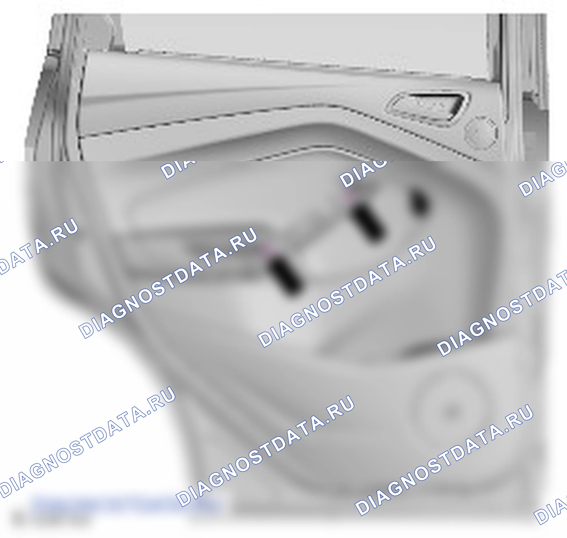 Как снять и установить панель отделки задней двери. Ford Grand C-MAX II