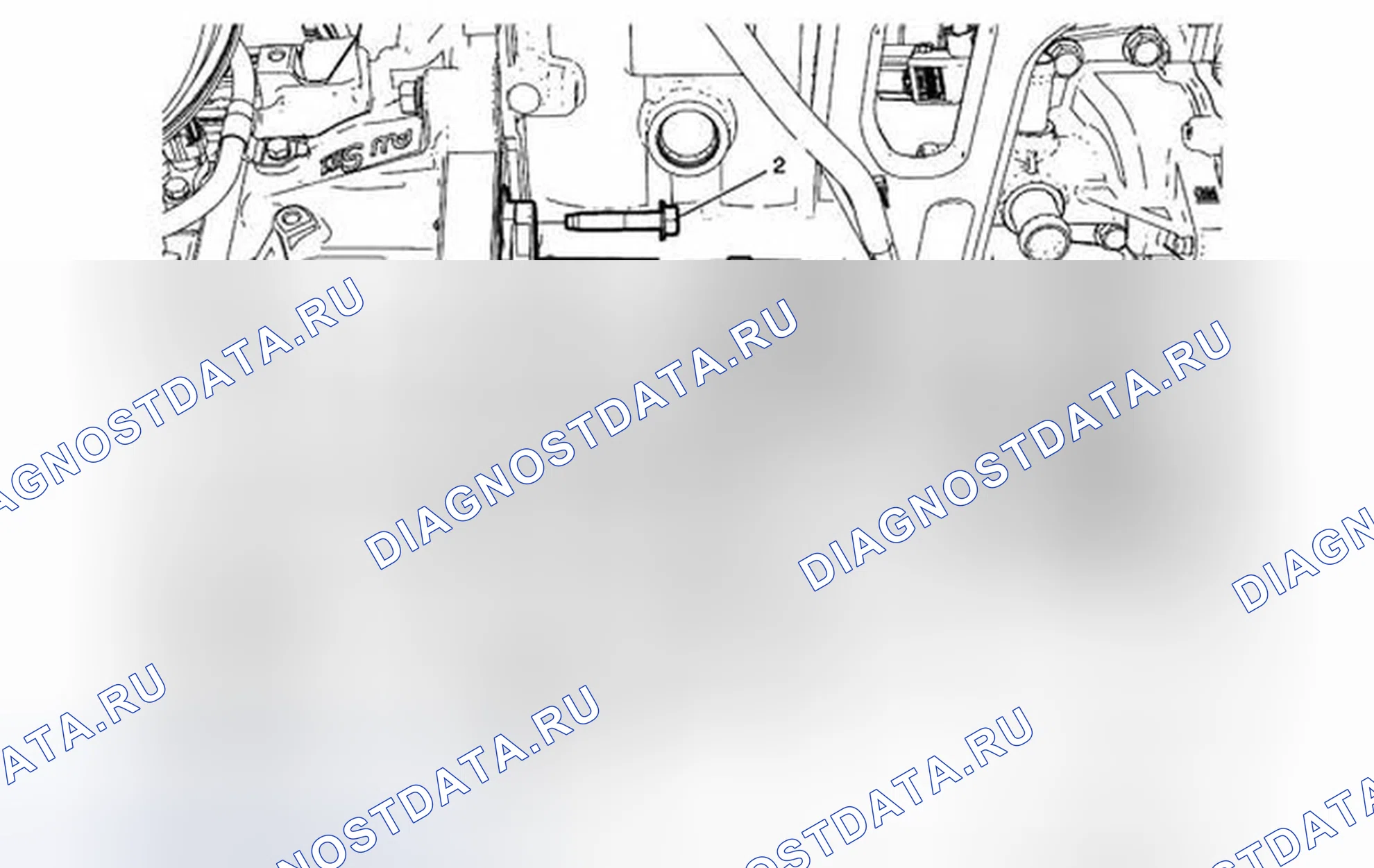 Рис. 2: Замена стартера. Chevrolet Spark M300