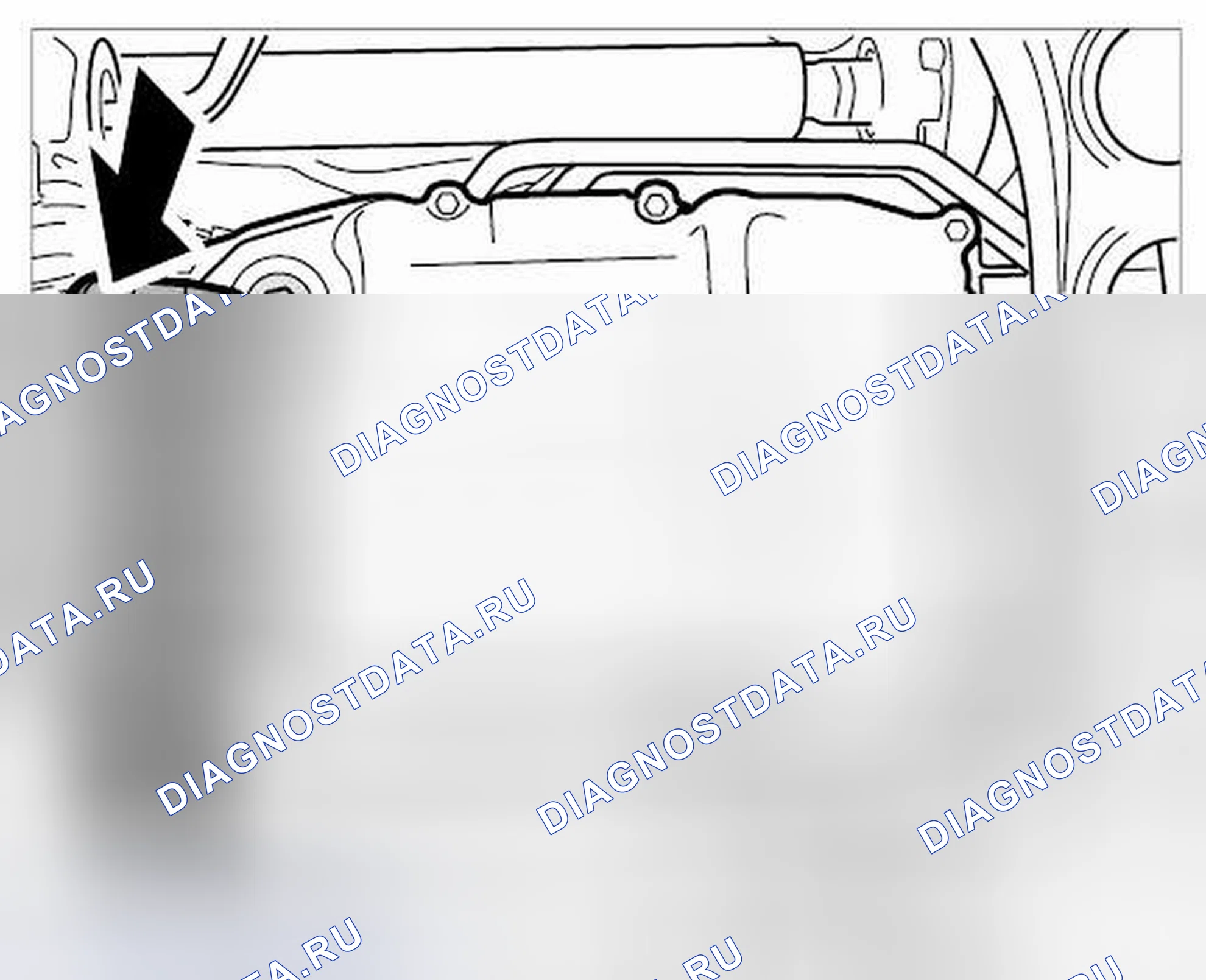 Рис. 28: Замена ATF. Porsche Cayenne GTS 957 рестайлинг