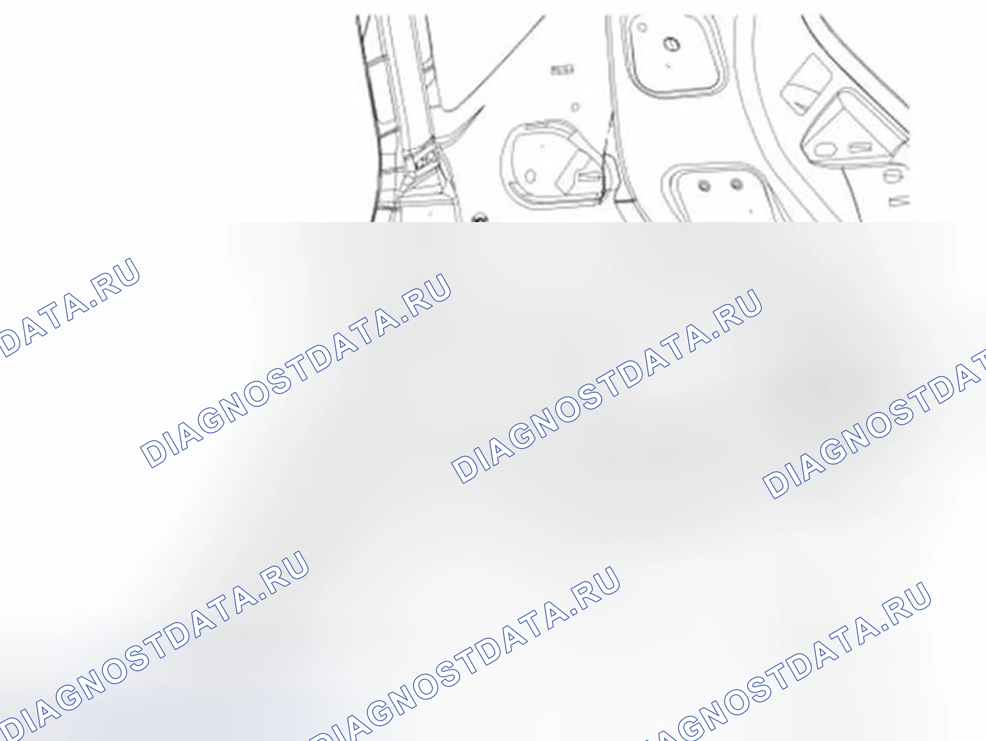 Рис. 53: Защелка сиденья Ударник - задний. Ford Fiesta Mk6