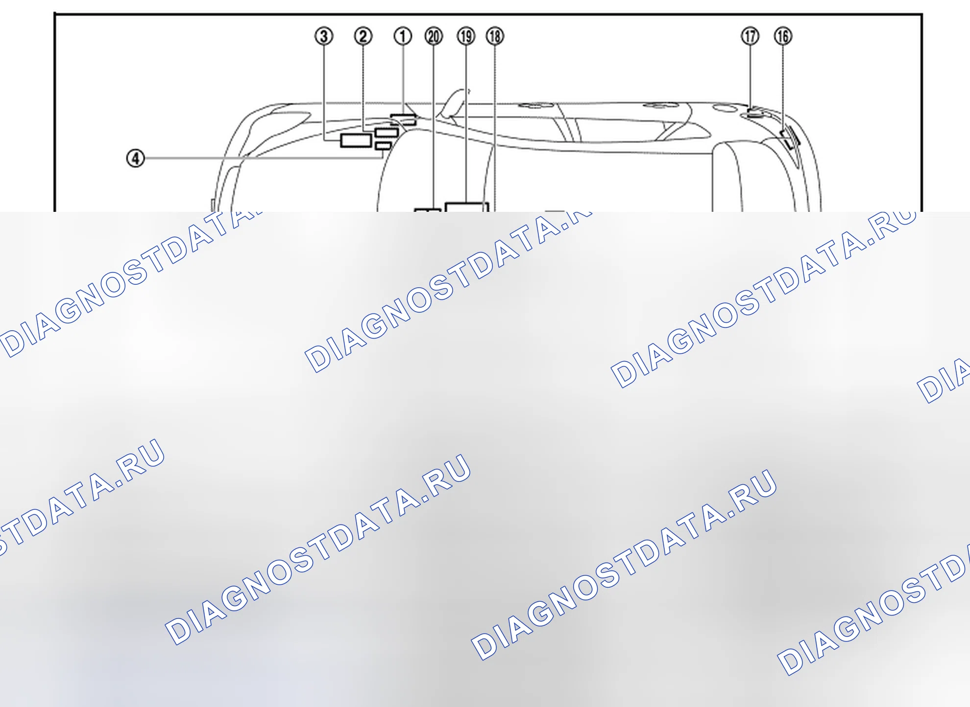Рис. 78: Расположение компонентов. Infiniti EX37 I