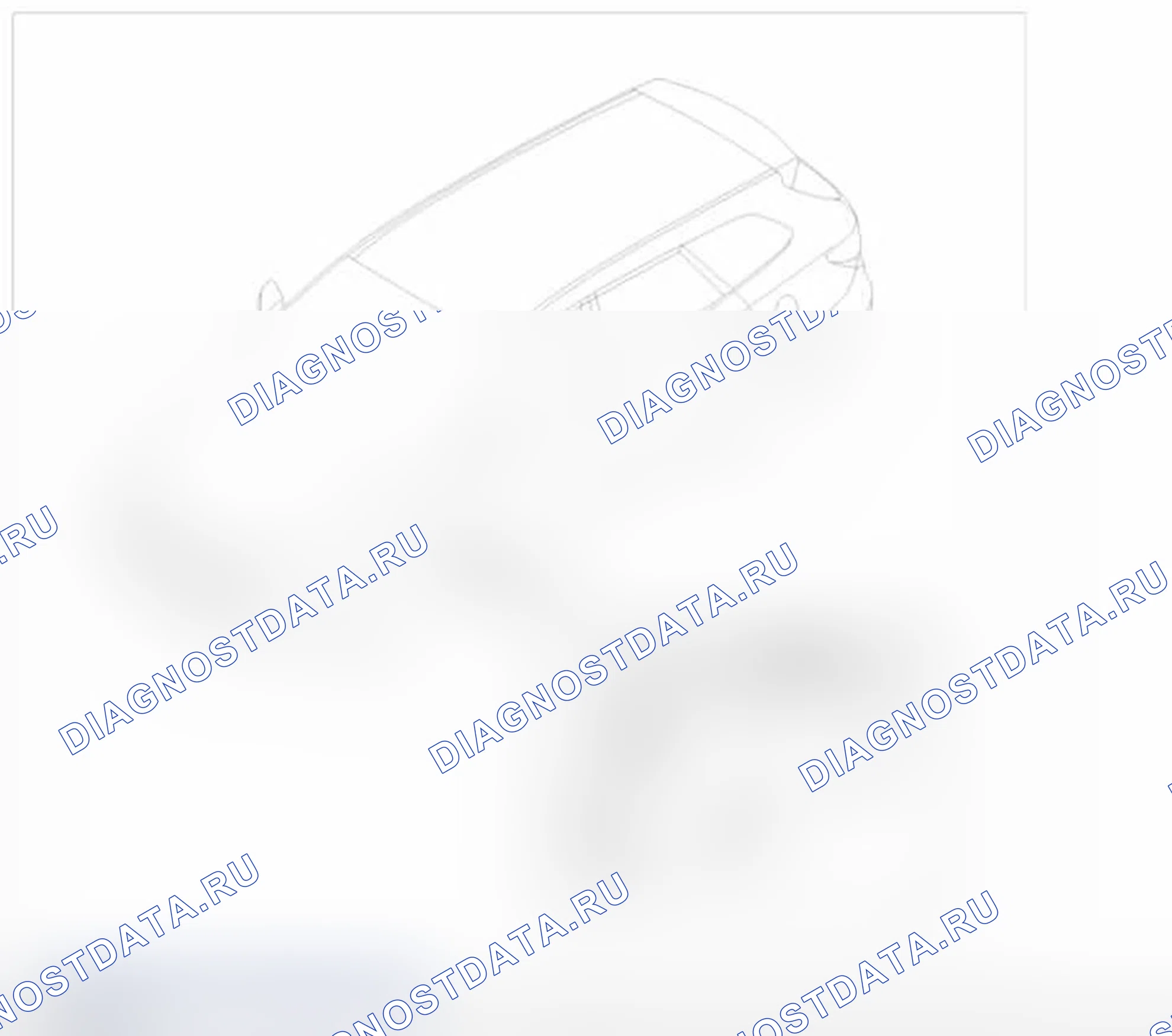 Рис. 26: Расположение компонентов. Hyundai Santa Fe III
