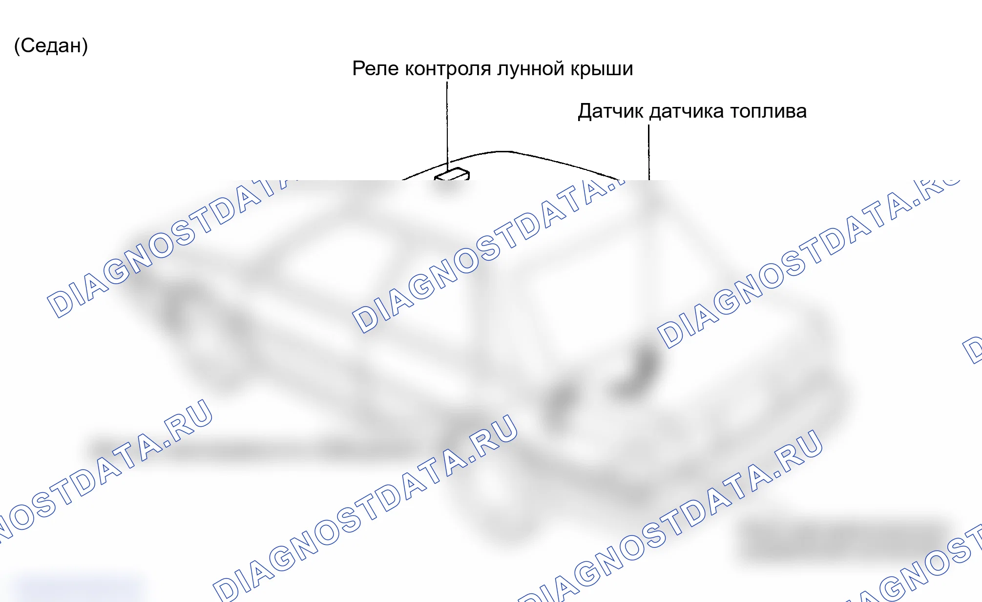 Рис. 1: РАСПОЛОЖЕНИЕ КОМПОНЕНТОВ. Toyota Camry V20