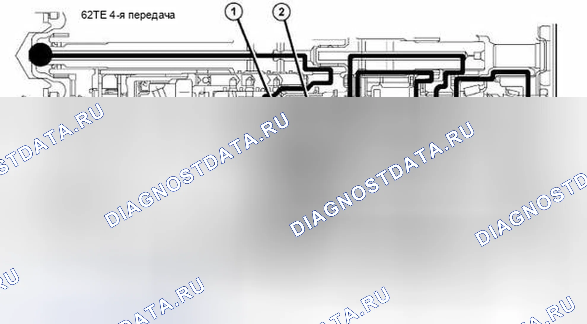Рис. 470: ЧЕТВЕРТАЯ ПЕРЕДАЧА. Dodge Journey I рестайлинг