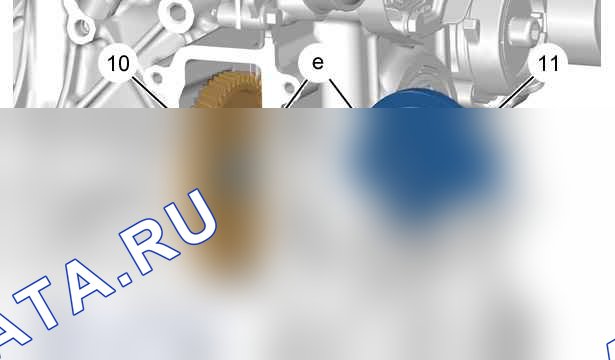 Снятие - установка: уравновешивающие валы — b1bg45md. Peugeot 2008 I