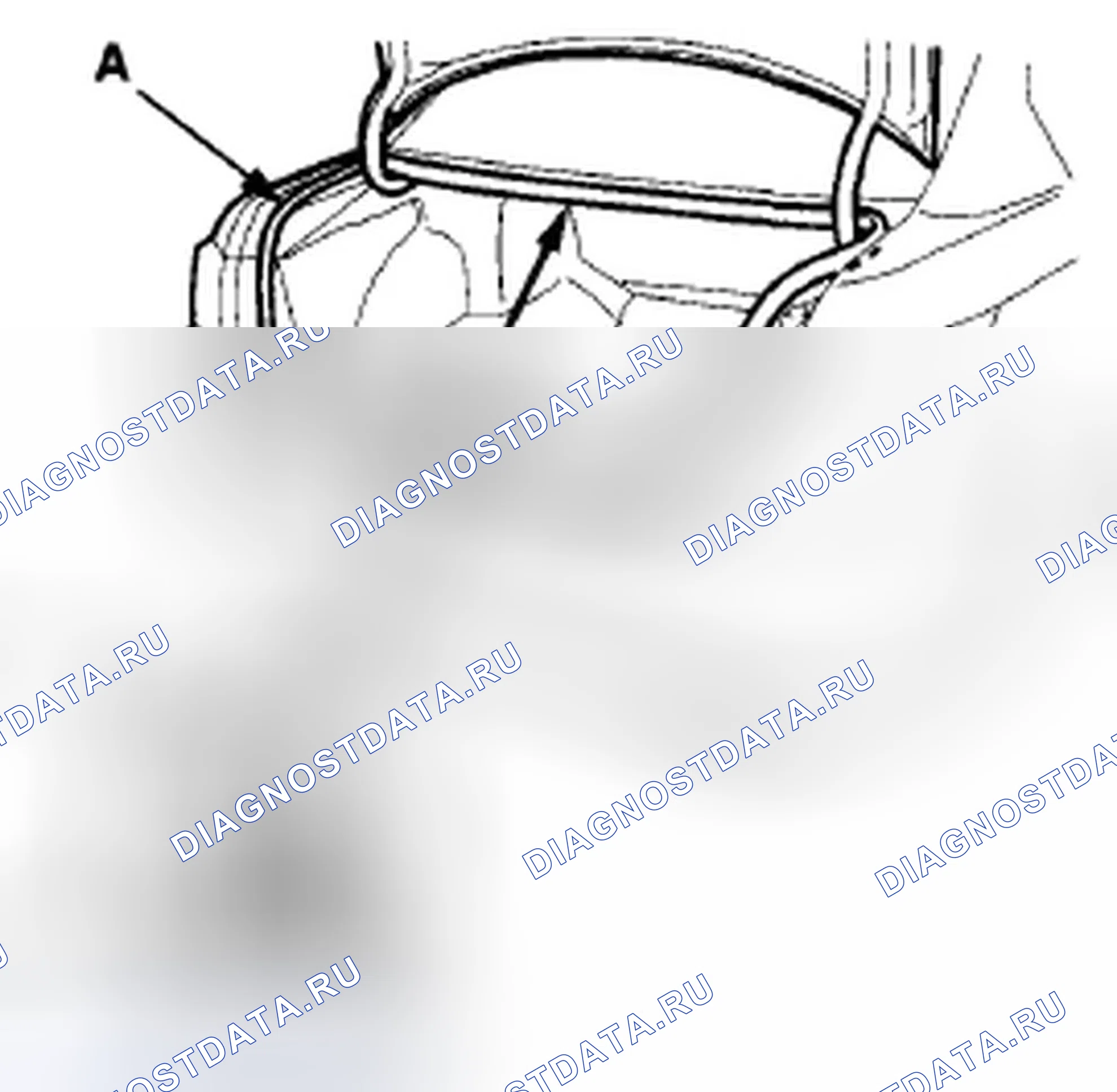 Рис. 179: Замена крышки багажника Уплотнитель. Honda Accord VIII