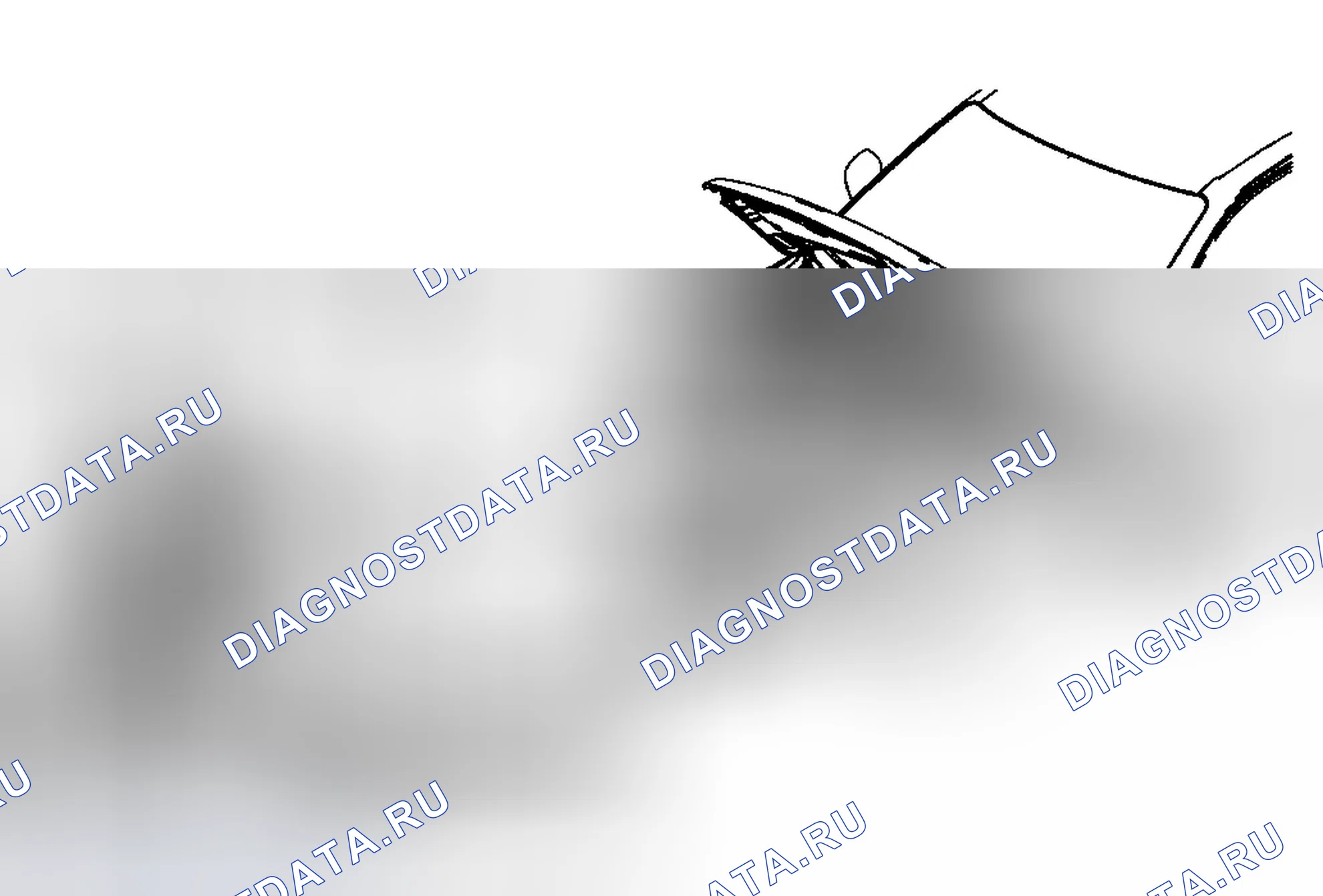 Рис. 22: Замена смотровых щитов переднего отсека (OUTLOOK). Chevrolet Traverse I