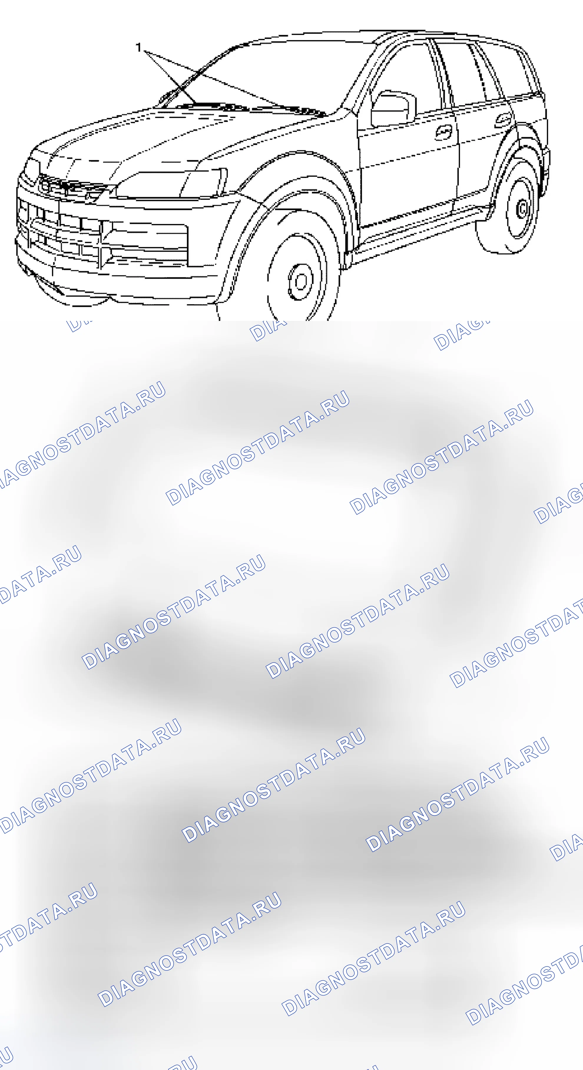 Рис. 93: РАСПОЛОЖЕНИЕ ДЕТАЛЕЙ. Isuzu Axiom I