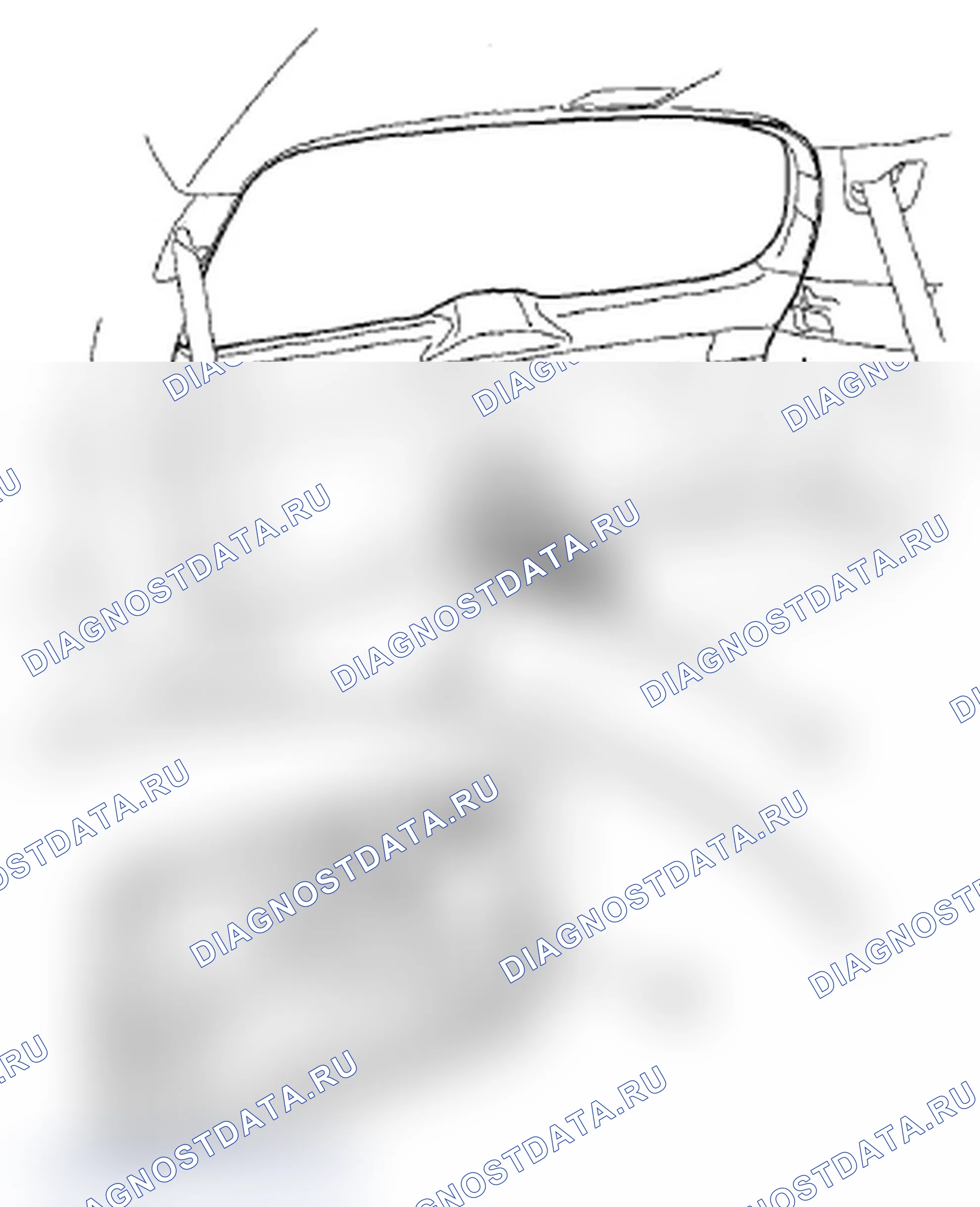 Рис. 154: Замена защелки двери багажника. Acura MDX II рестайлинг