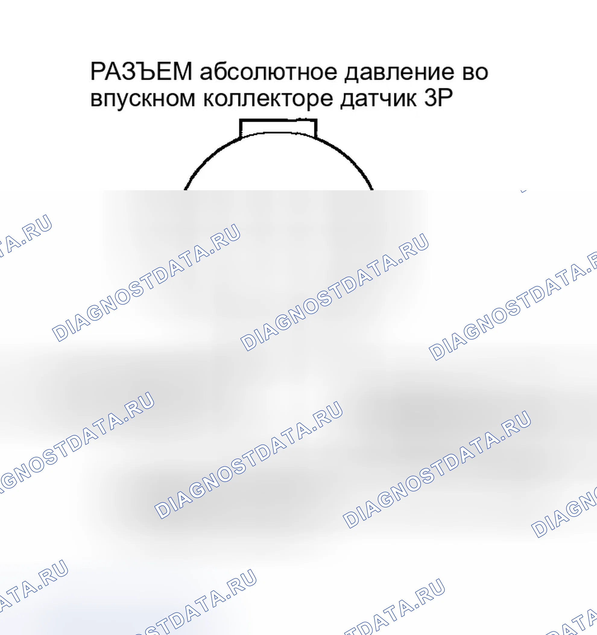 Рис. 40: P0108 расшифровка кода ошибки: высоковольтная цепь датчика абсолютное давление во впускном коллекторе. Honda Insight ZE1