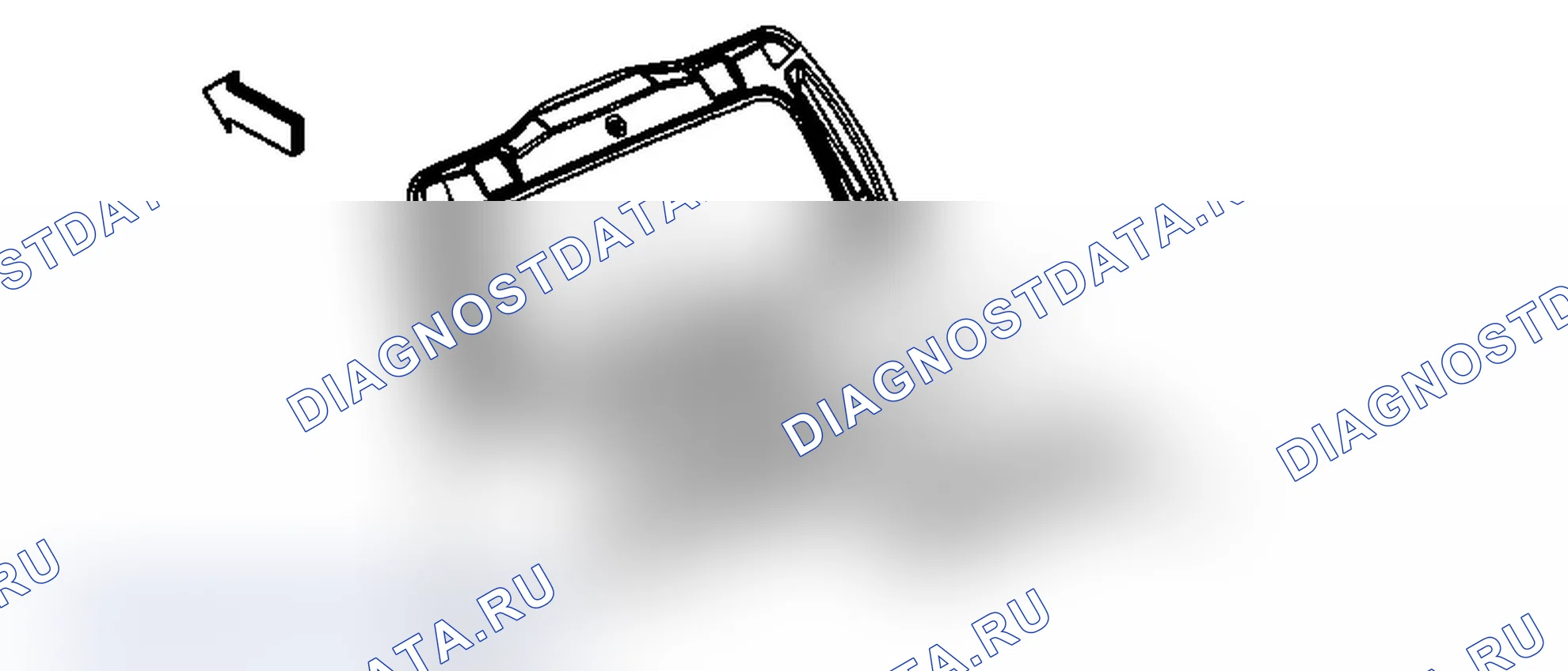 Рис. 4: Замена аппликации дверь багажника Center (Тахо, Юкон). Chevrolet Tahoe III