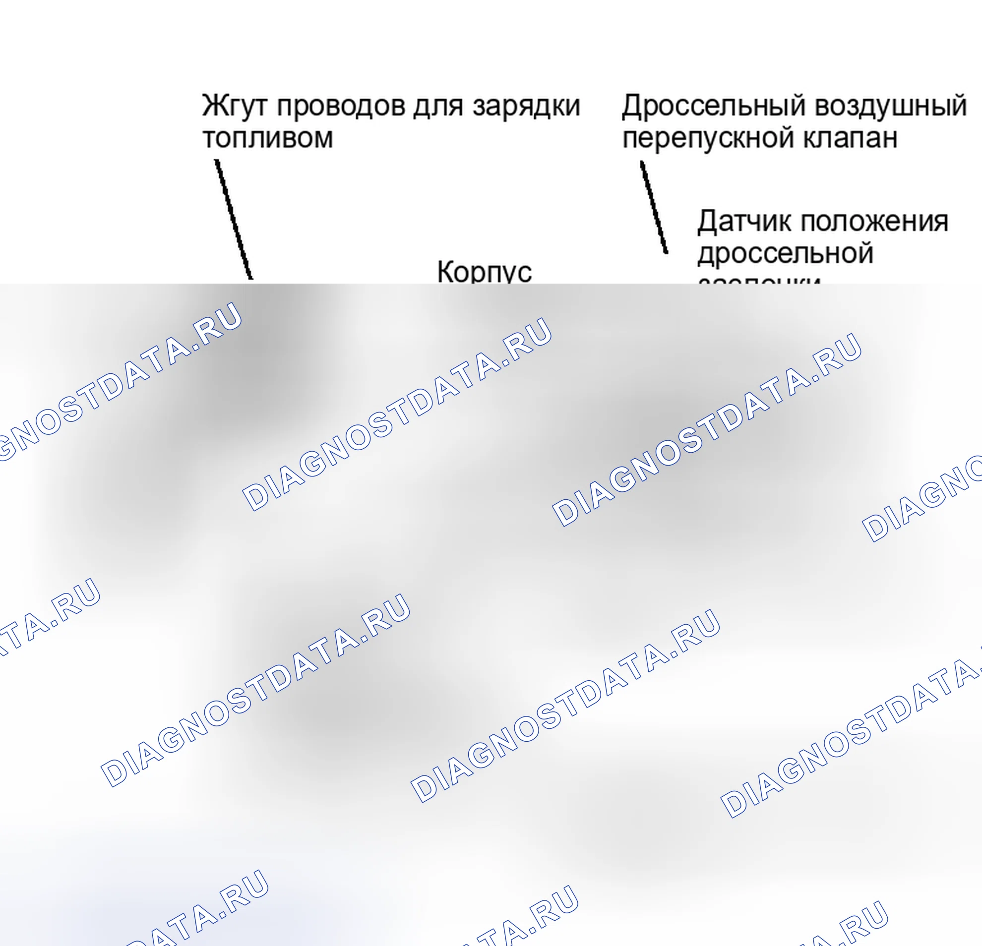 Рис. 22: 2.3L Зарядный коллектор топлива двигателя в сборе (показан Mustang SVO, другие аналогичные). Ford Thunderbird IX