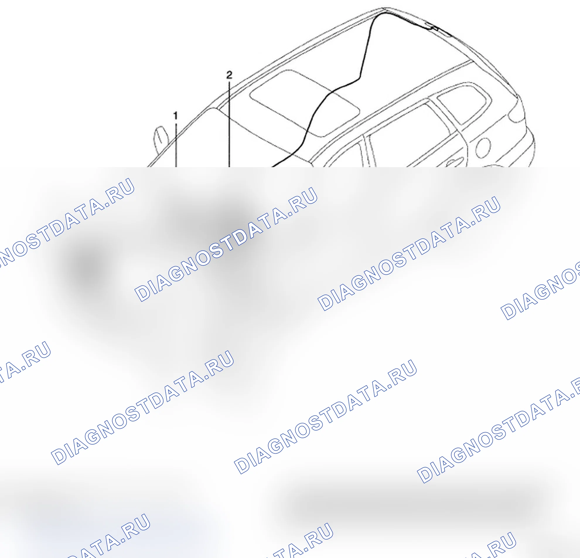 Рис. 90: РАСПОЛОЖЕНИЕ КОМПОНЕНТОВ. Hyundai Santa Fe II