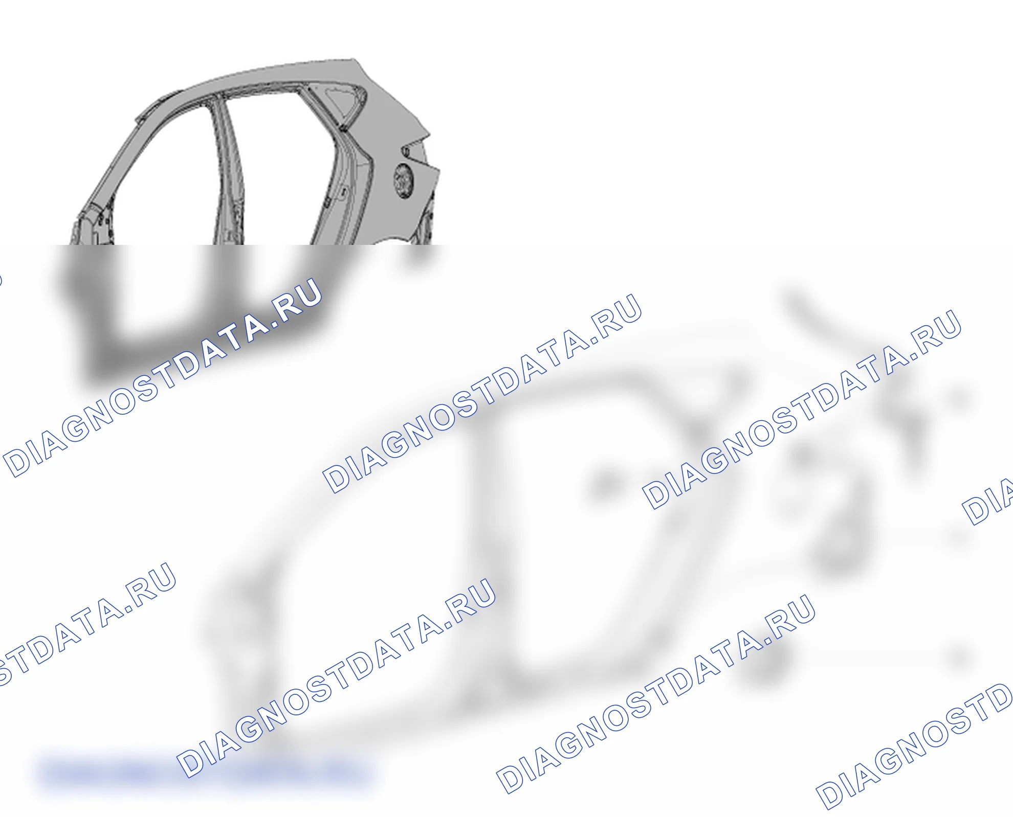 Боковая панель корпуса. Hyundai ix35 EL