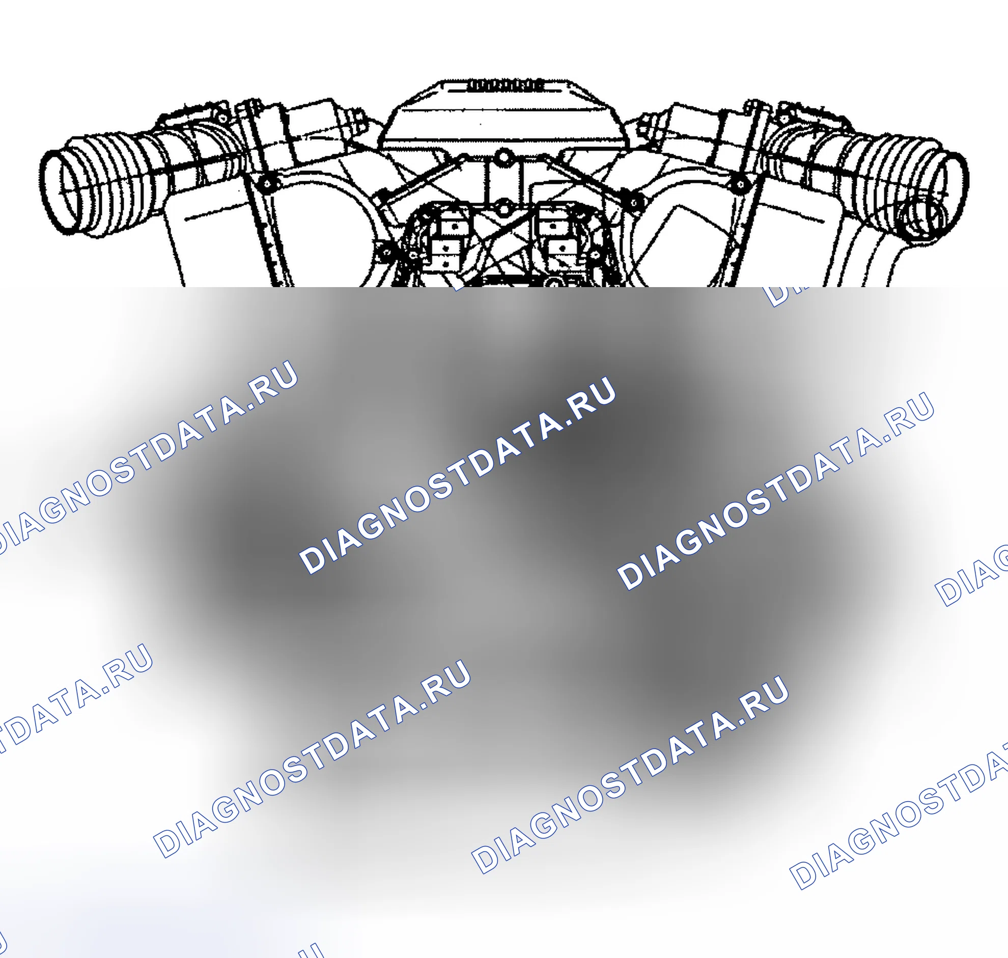 Рис. 3: ТРАССИРОВКА ПРИВОДНОГО РЕМНЯ (M70, M73 и xtangx2) S70. BMW M5 E39