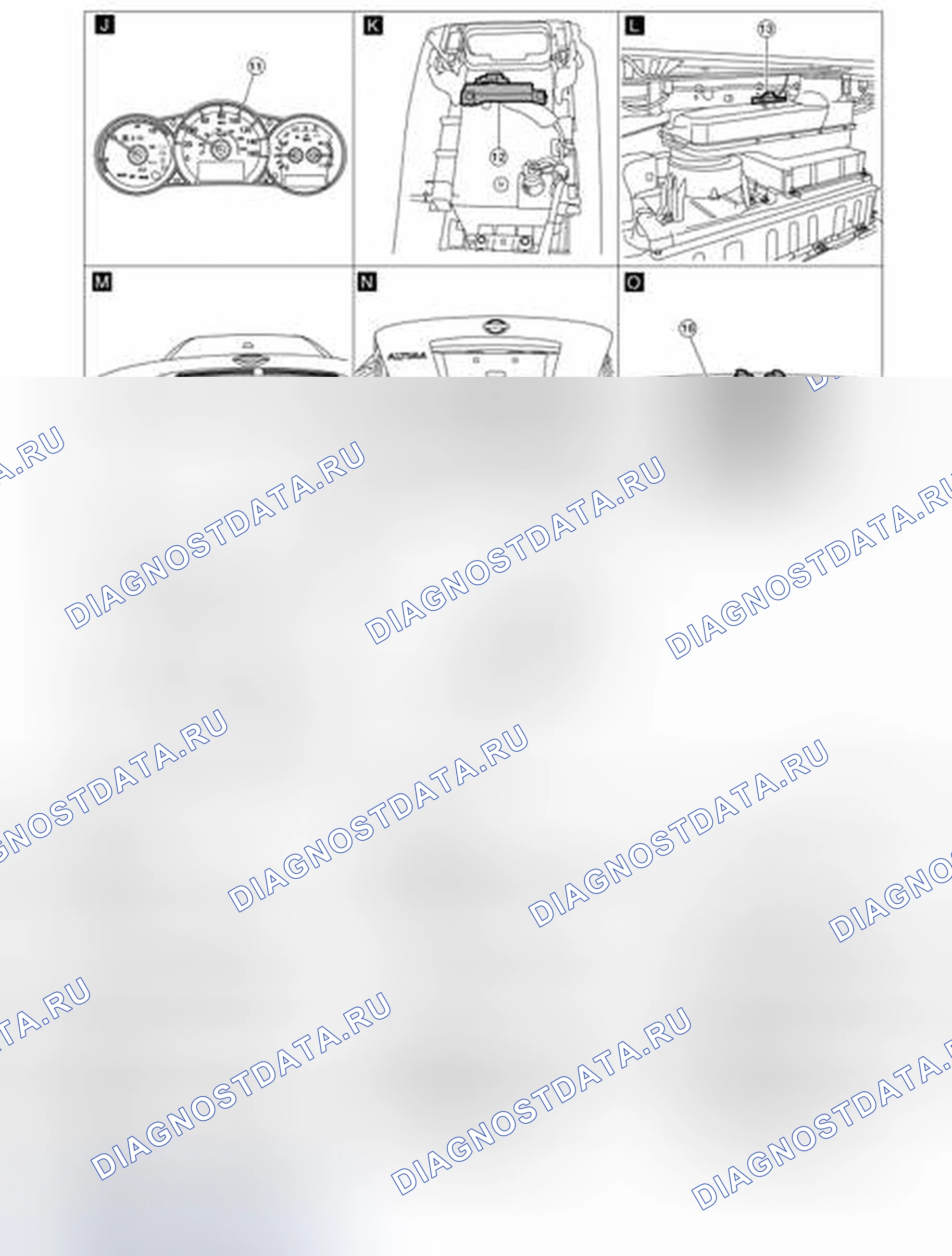 Рис. 1110. Nissan Altima L32 рестайлинг