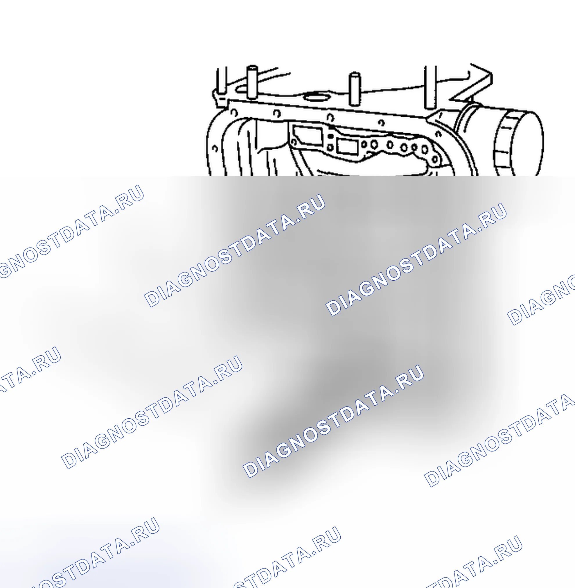 Рис. 439: ДЕМОНТАЖ. Subaru Impreza GD/GC/GG рестайлинг