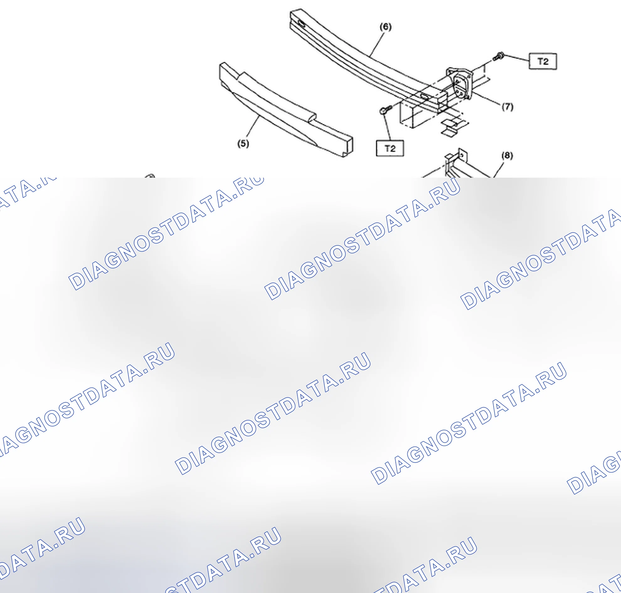 Рис. 20: ПЕРЕДНИЙ БАМПЕР. Subaru Outback BP рестайлинг