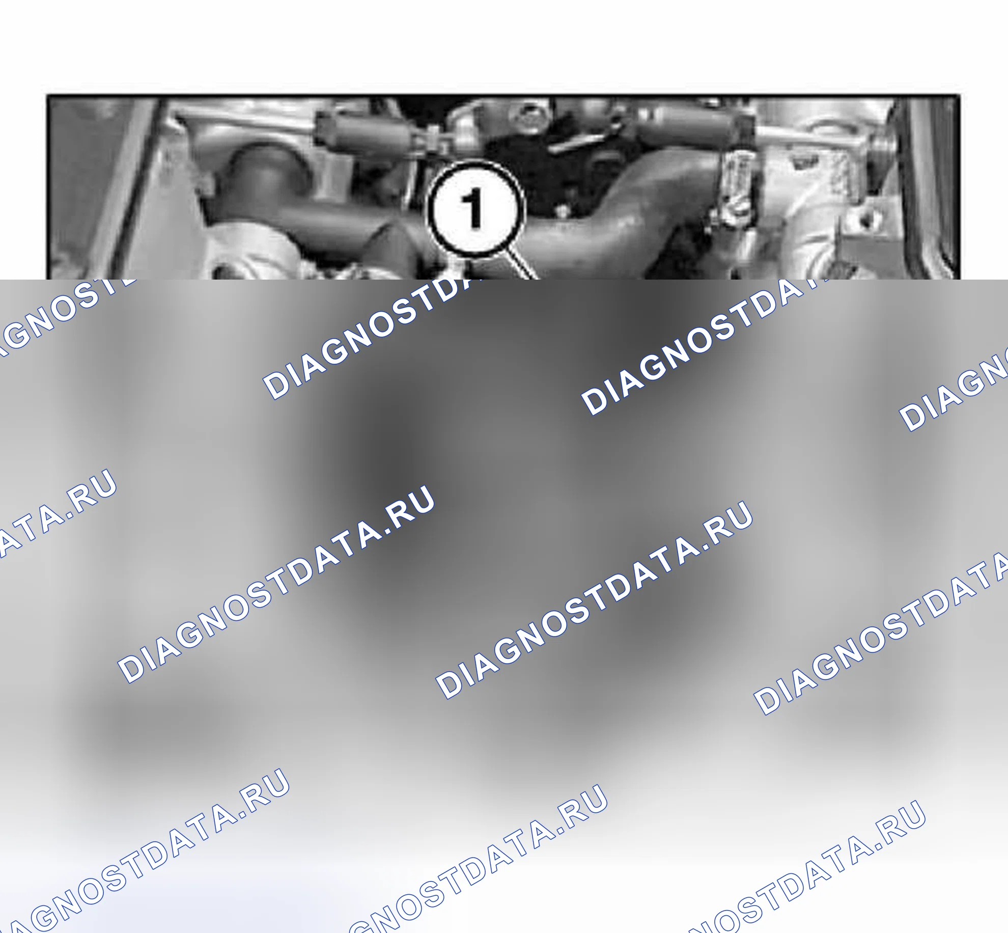 Рис. 87: 12 14 611 Замена левых датчиков детонации (блок цилиндров 5-8) (S62). BMW M5 E39