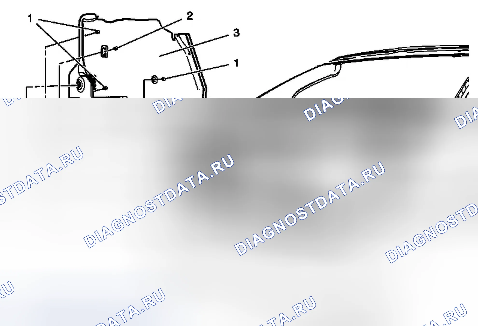 Рис. 55: Замена отделки заднего отсека - левый борт. Chevrolet Cruze I рестайлинг