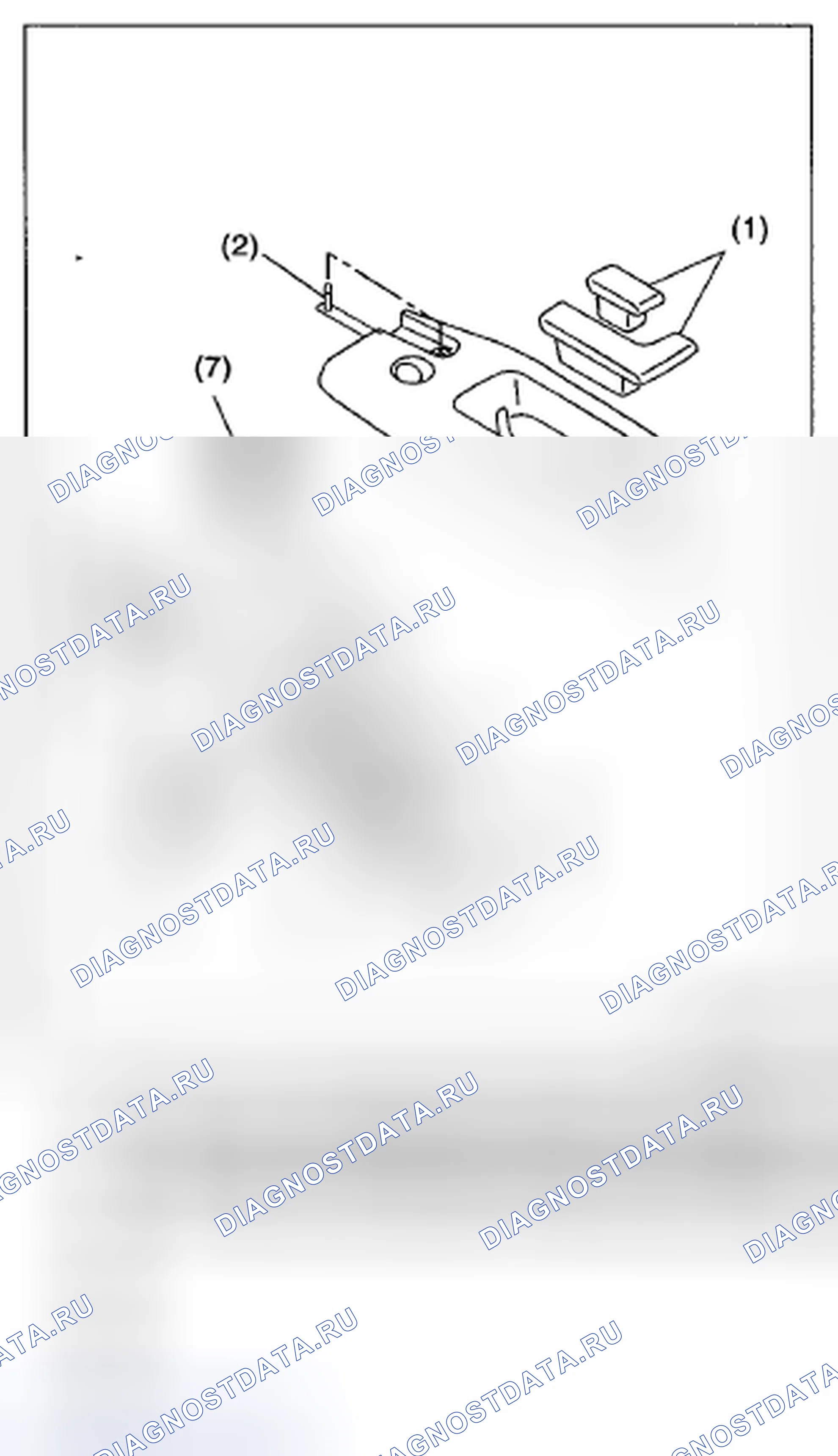 Рис. 17: ОТКРЫВАТЕЛЬ КРЫШКИ БАГАЖНИКА. Subaru Impreza WRX GE рестайлинг