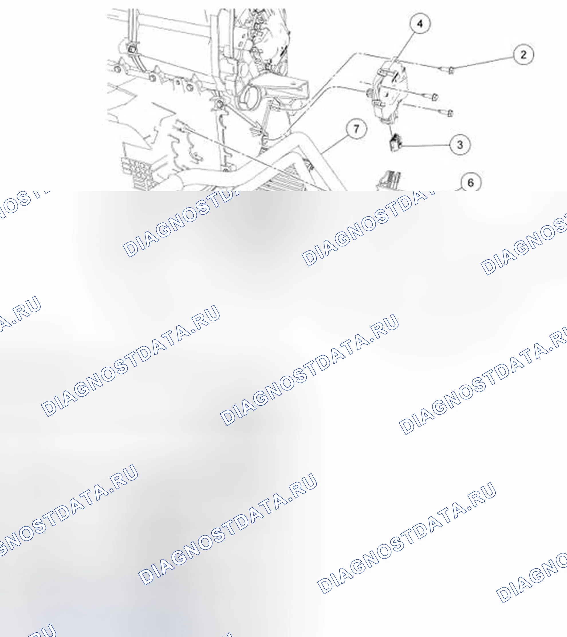 Рис. 10: Сердцевина нагревателя. Ford Freestyle I
