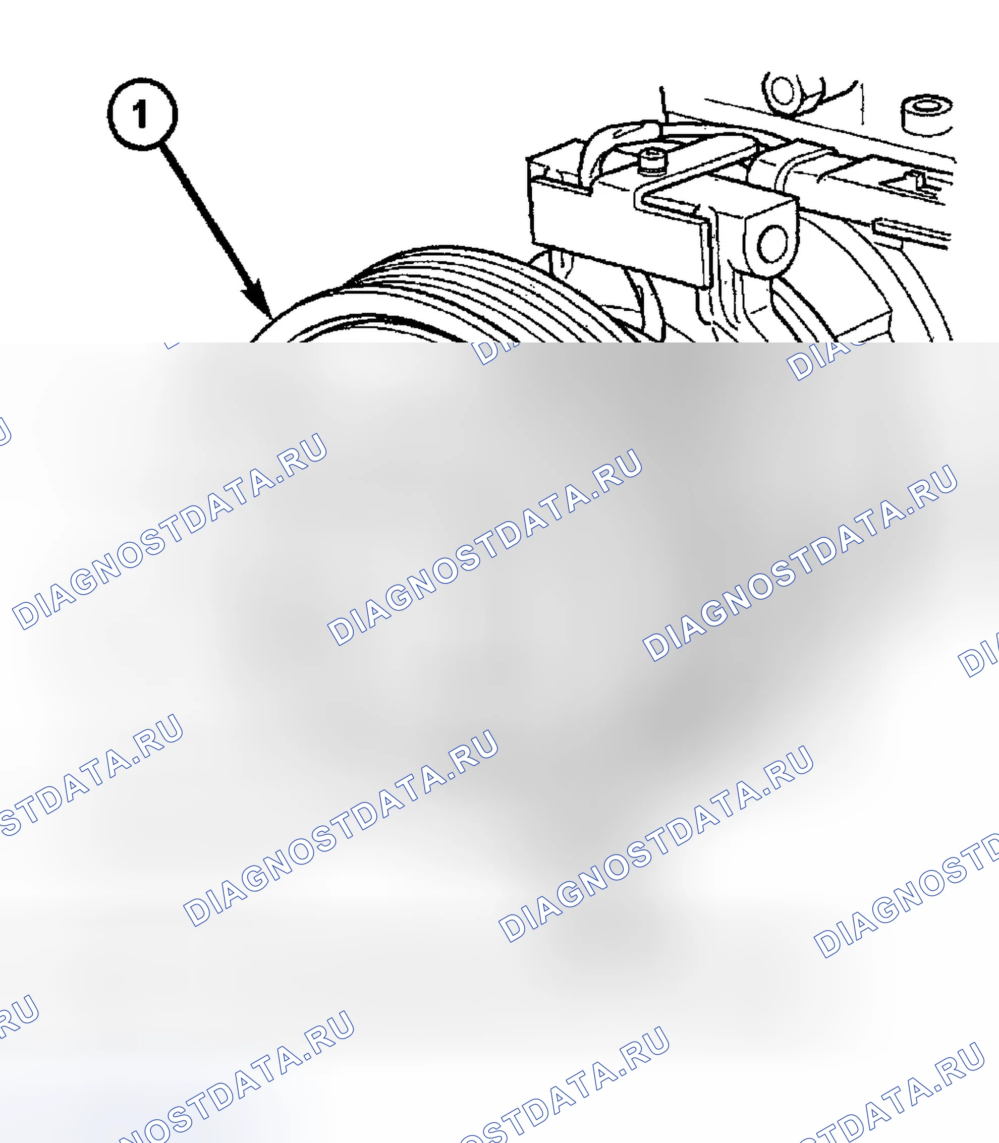 Рис. 12: КОМПРЕССОР ПЕРЕМЕННОГО ТОКА DENSO 10S17. Dodge Pickup R1500 