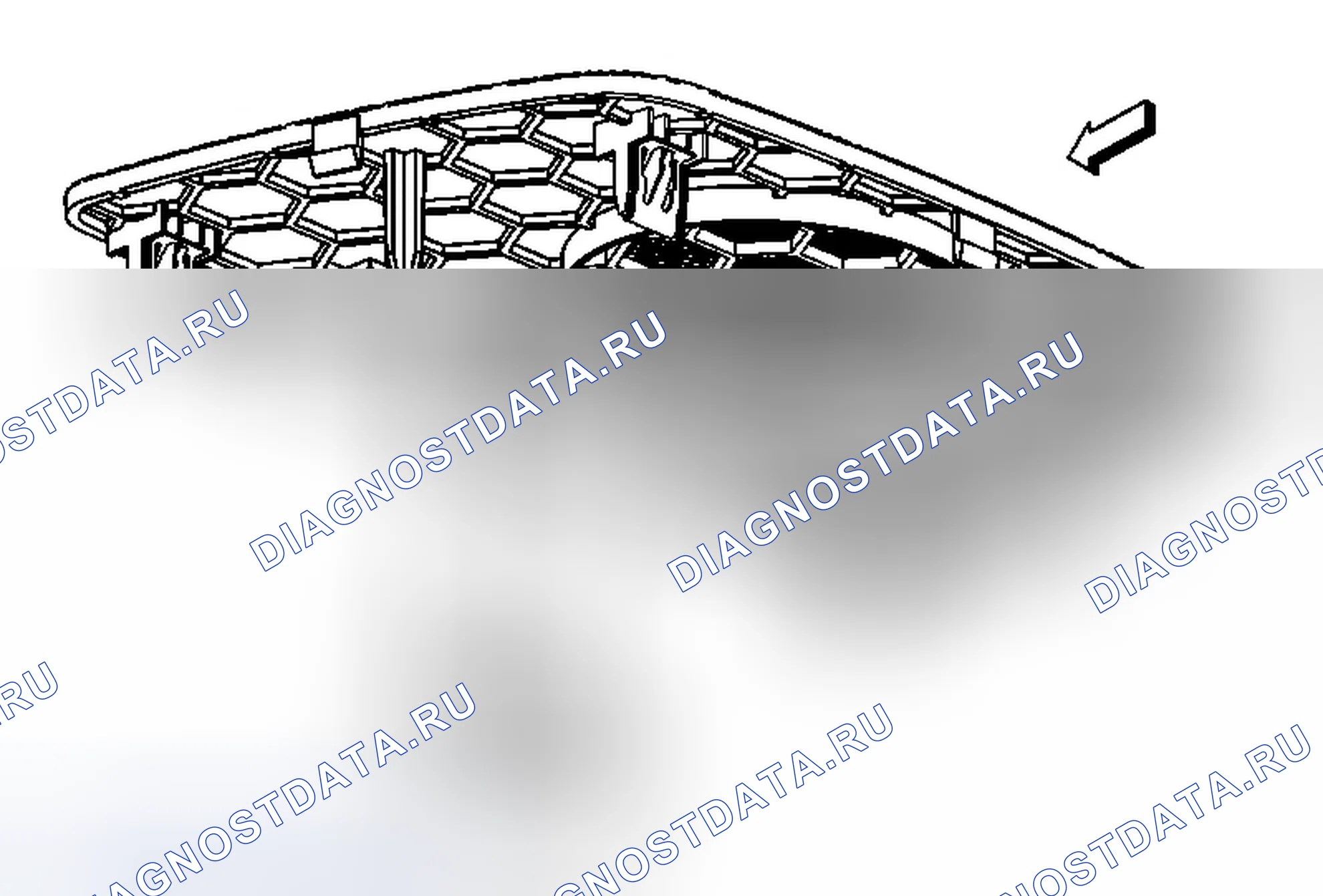 Рис. 85: Температура солнечной нагрузки и автоматическое управление фарами Замена датчика окружающего света. Buick LaCrosse II рестайлинг