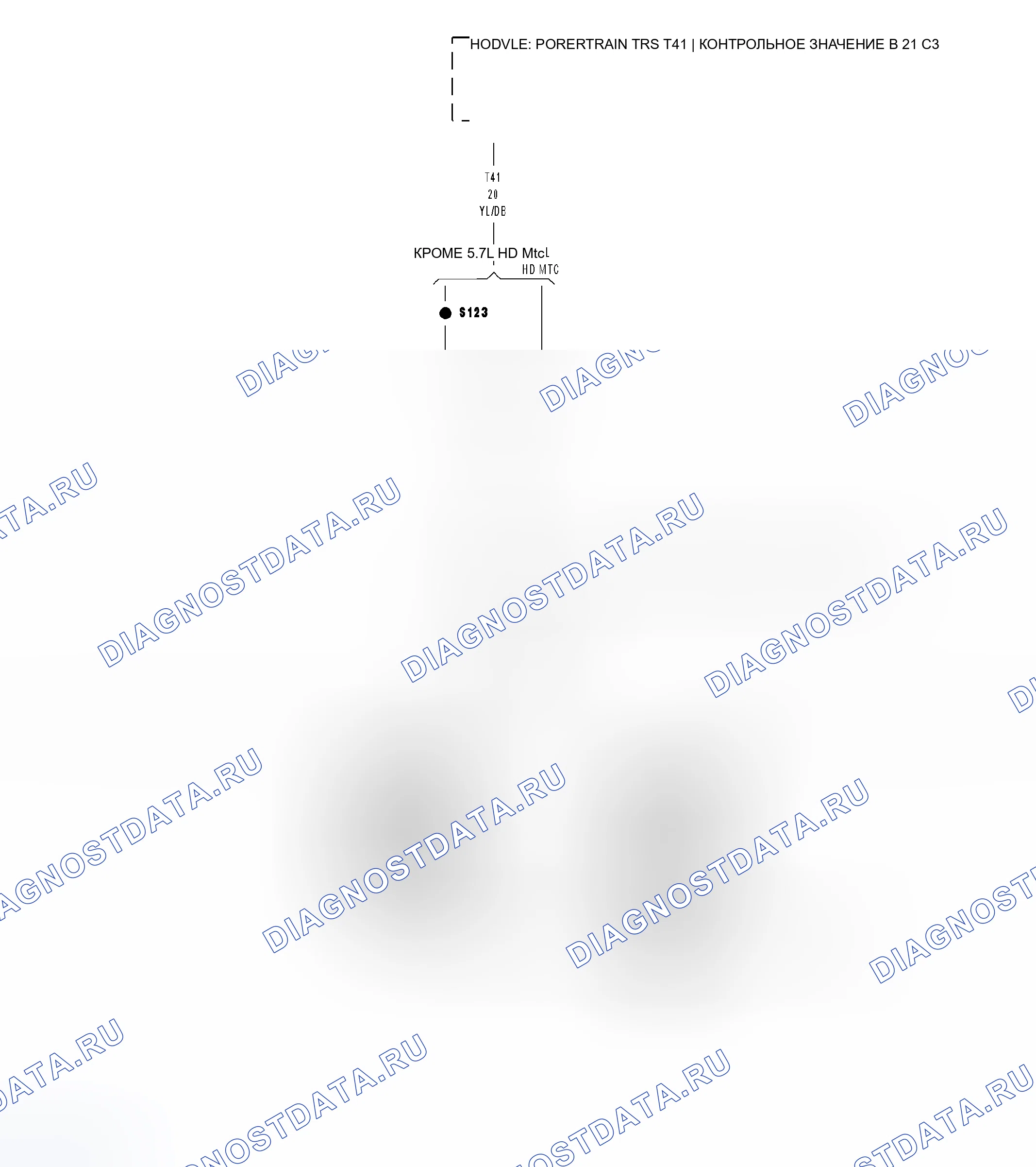 Рис. 429: Принципиальная схема. Dodge Cab & Chassis R3500 HD transition