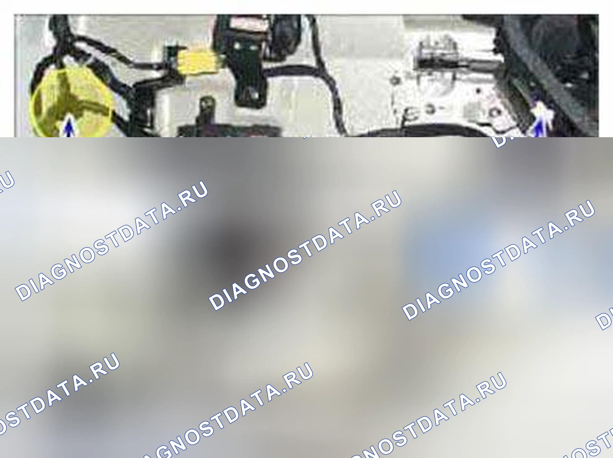 Рис. 444: Расположение компонентов. Kia Sedona II рестайлинг