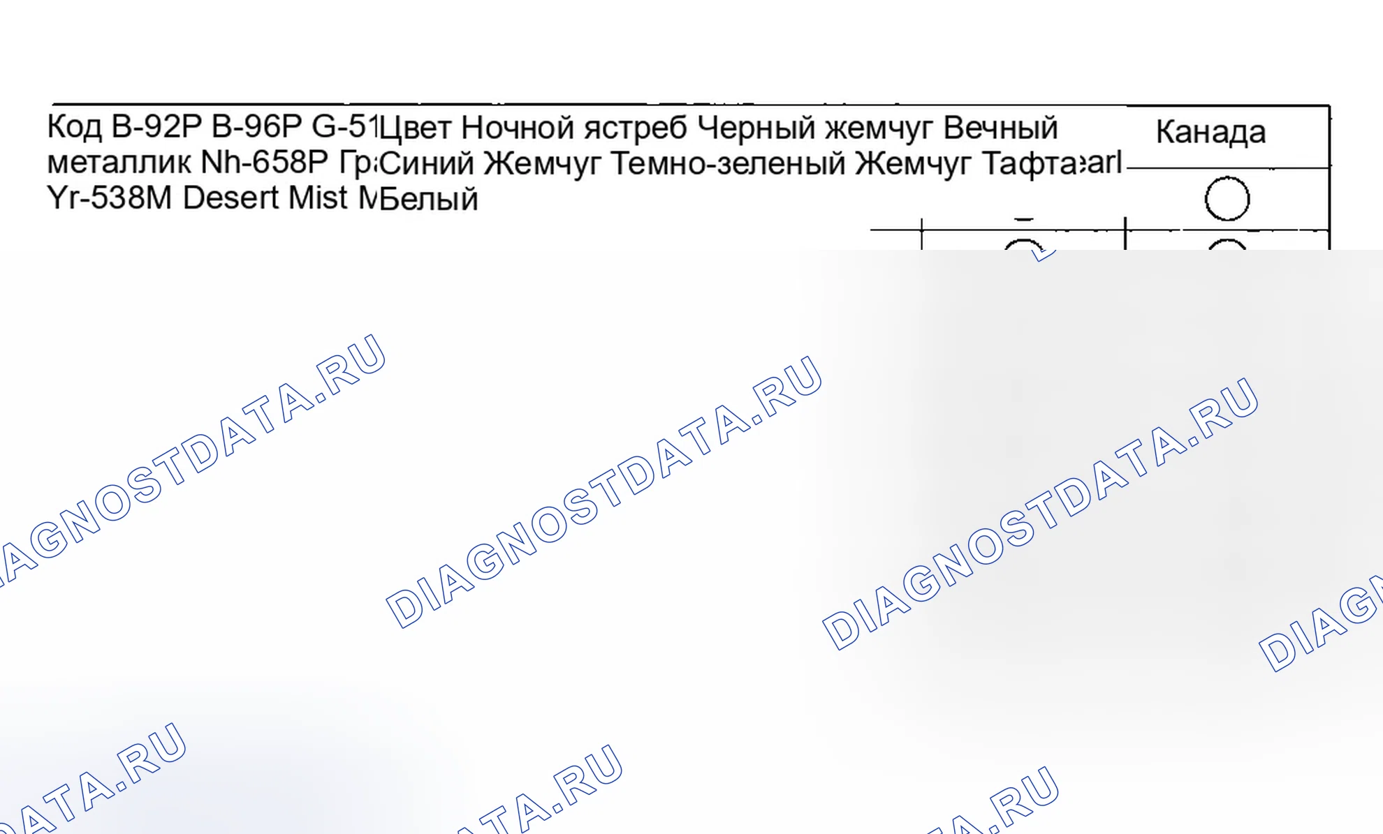Рис. 81: Код краски. Honda Accord VII