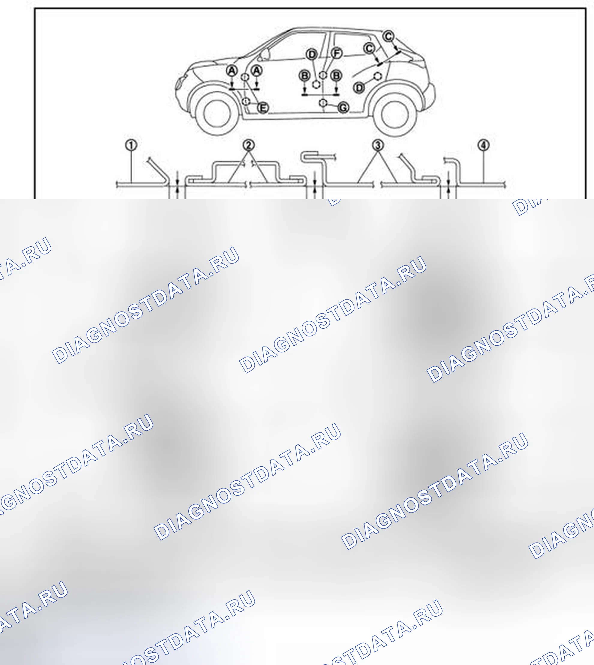 Рис. 144: ДВЕРЬ В СБОРЕ: Регулировка. BMW 4 серия F32/F33 рестайлинг