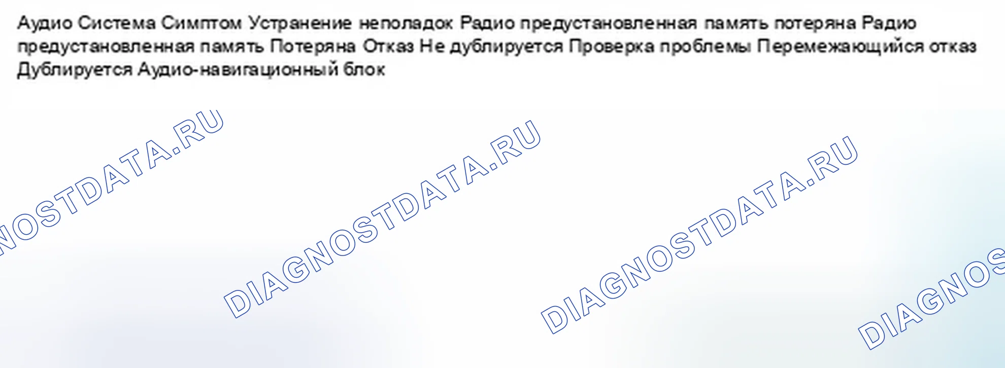 Рис. 803: Потеря памяти радиоприемника (с навигацией). Honda Civic IX