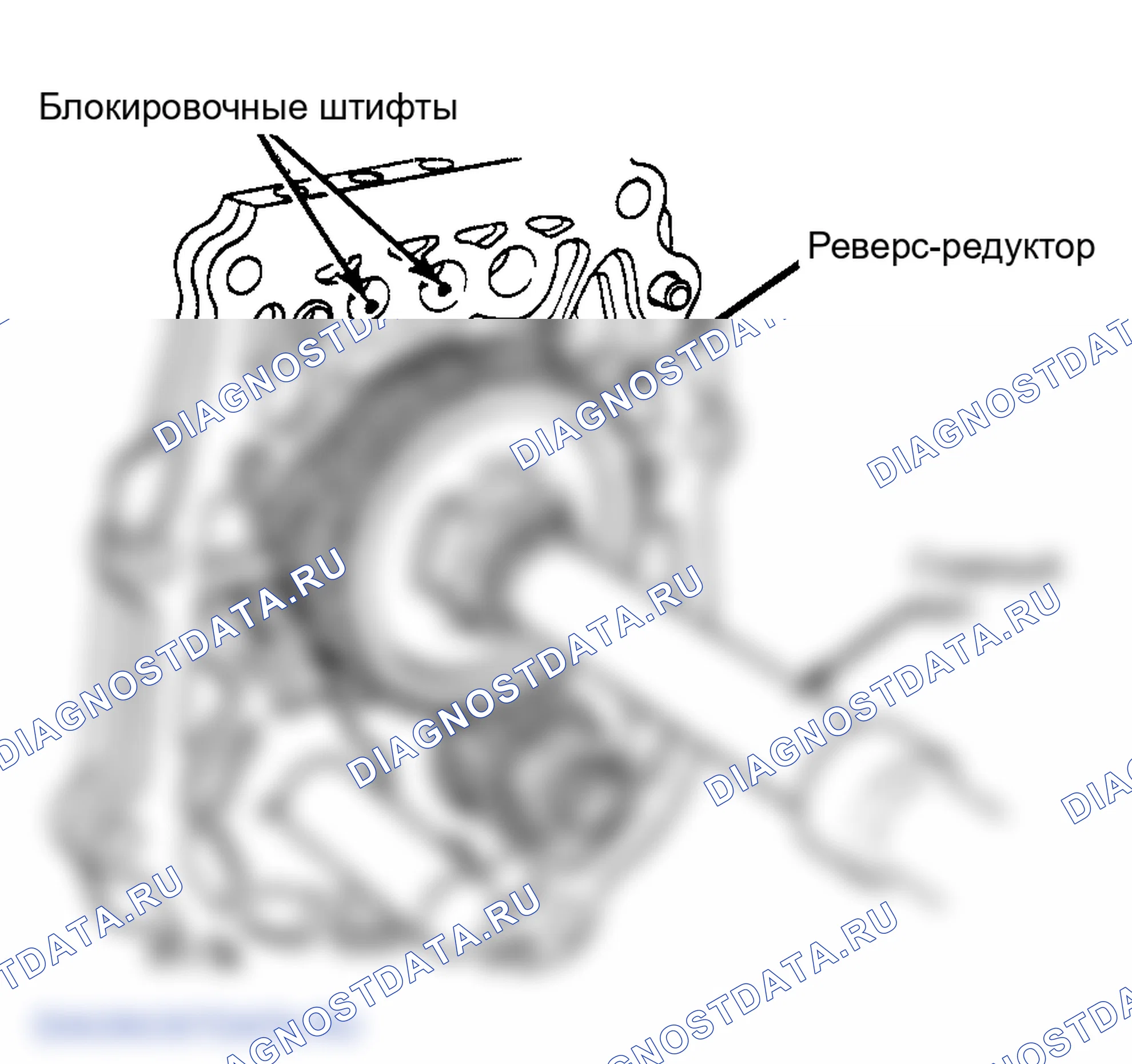 Рис. 40: ПОВТОРНАЯ СБОРКА КОРОБКИ ПЕРЕДАЧ. GMC Pickup V1500 