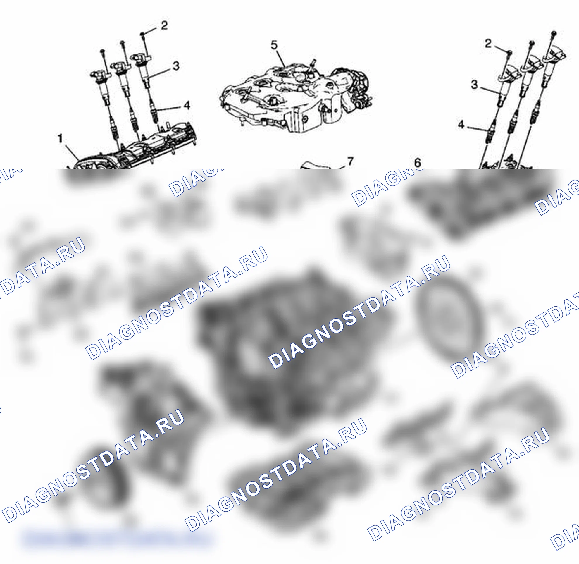Рис. 45: Разобранные виды. GMC Acadia I