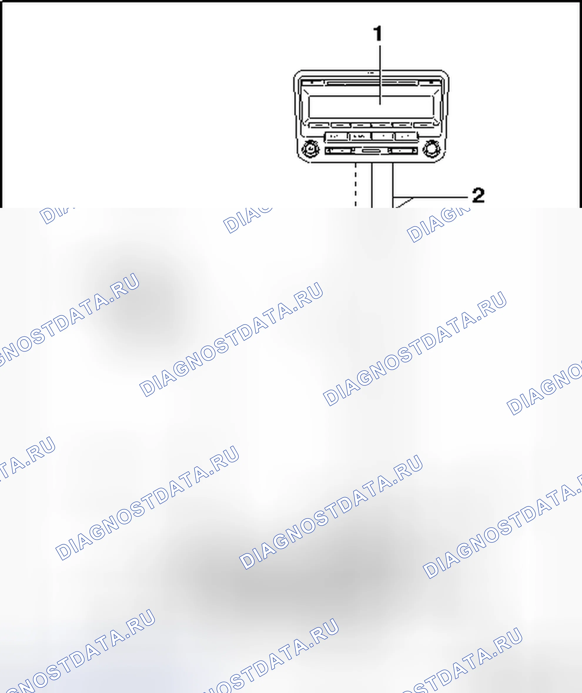 Рис. 13: РАДИО RCD 510 (PREMIUM 8). Volkswagen Passat B6