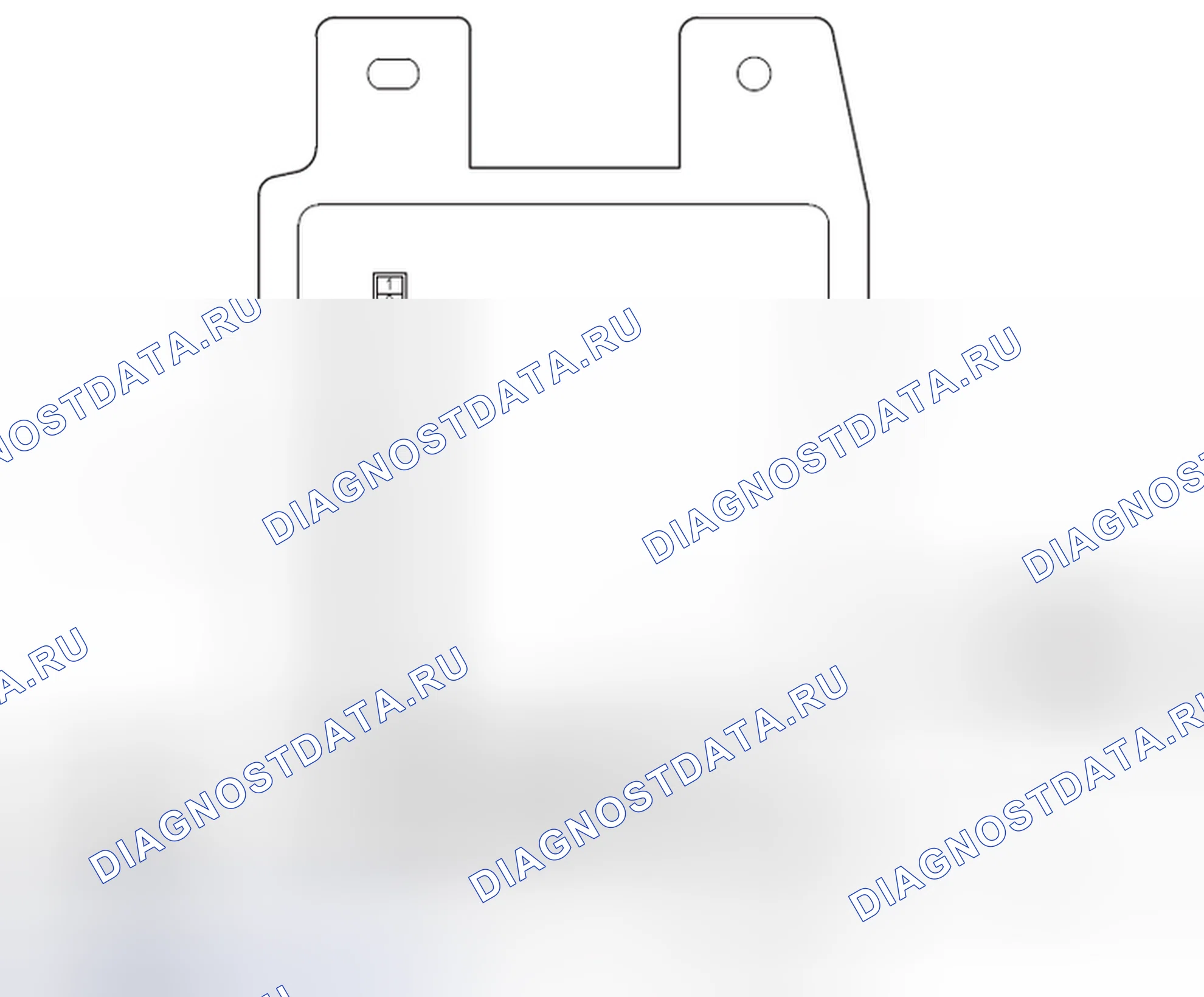 Рис. 384: Приборная панель J / B, корпус ECU и расположение разъемов. Toyota Avalon XX30 рестайлинг 2